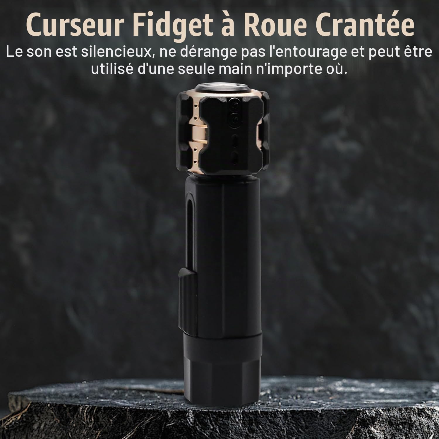 Fidget Slider en Métal, Jouets pour Adultes pour Autisme ou TDAH
