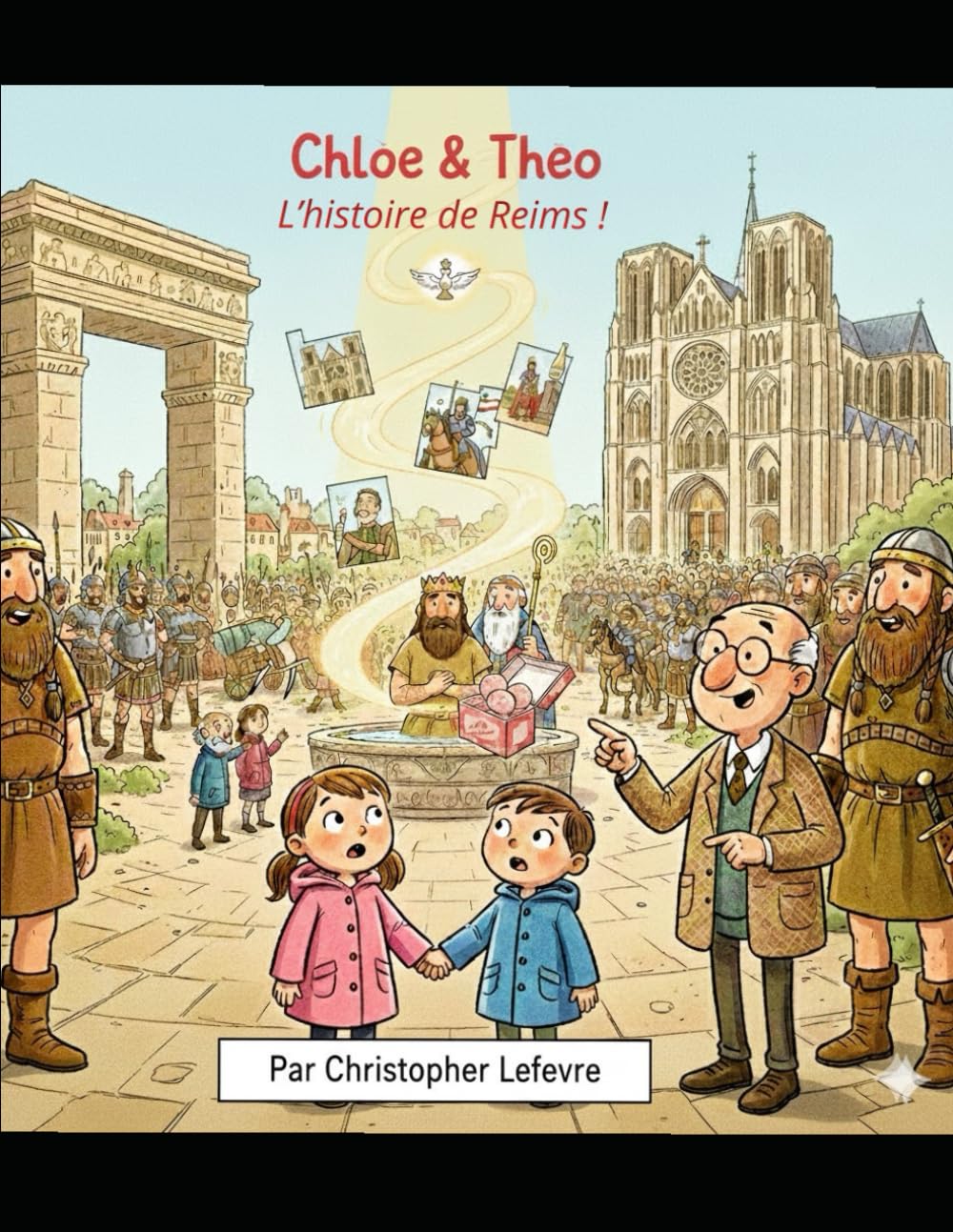 Chloé & Théo : L'histoire de Reims: L'Histoire Secrète de Reims Racontée aux Enfants. Voyage de la Cité Romaine au Champagne
