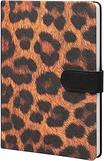 Kokonote Cuaderno A5 tapa dura Bold Leopard, Leopardo - Cuaderno punteado, Notebook A5 con Marcapáginas | Libretas bonitas...