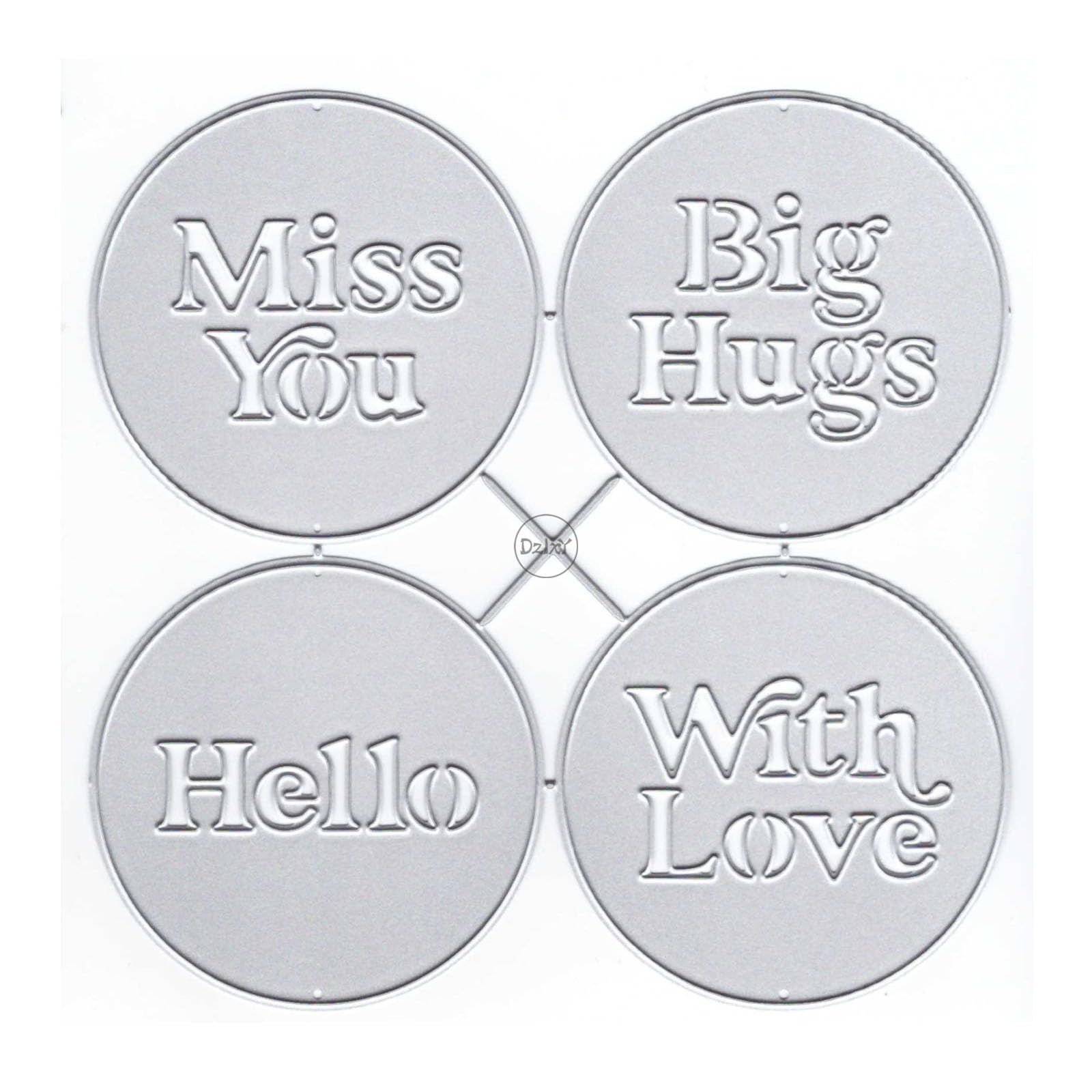 DzIxY Words Miss You Metal Cutting Dies for Card Making Kit Embossing Paper Die Cuts Scrapbook Machine Stencils Storage Pockets Supplies โ image 1