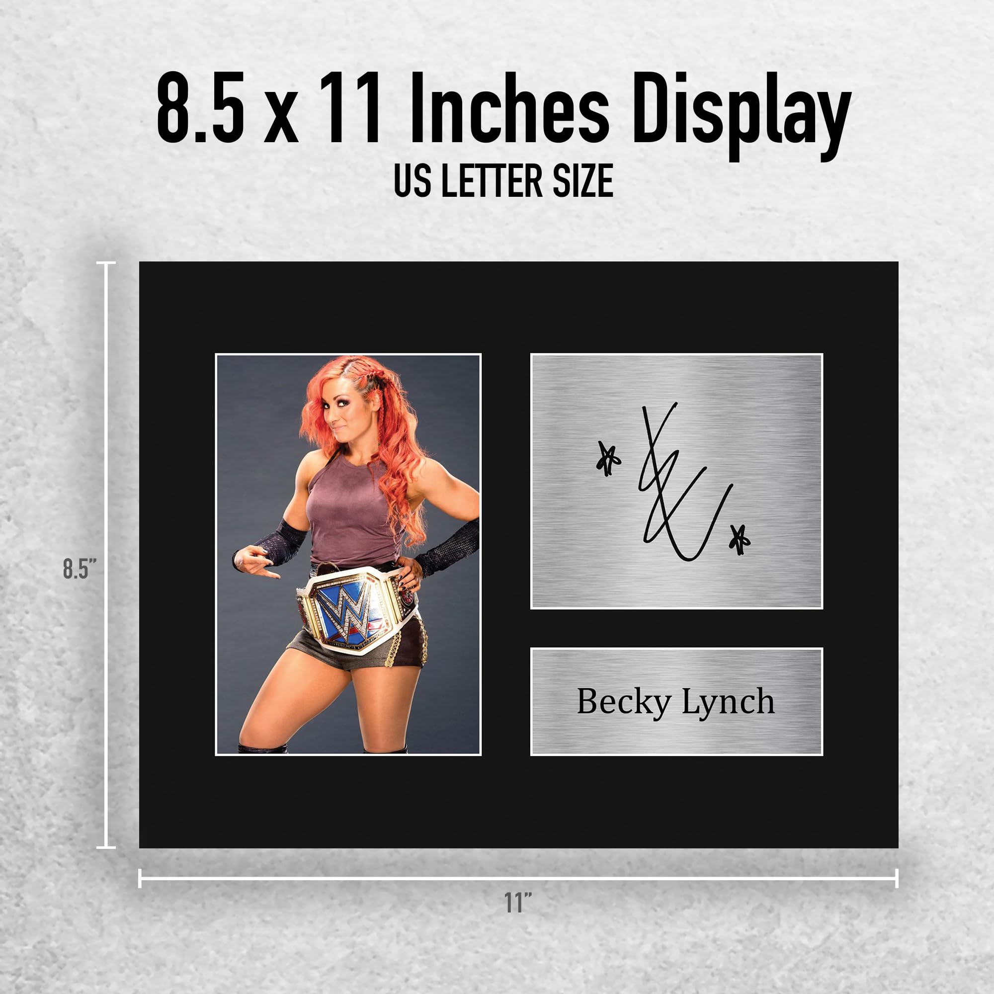 Amazon.com: HWC Trading Becky Lynch Gifts Signed Printed Autograph