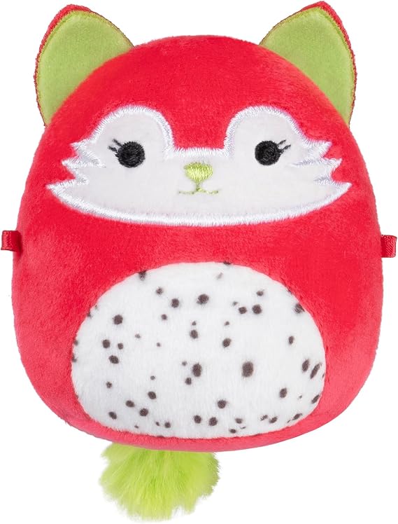 Squishmallows Original Micromallows Plush 5-Pack - Lavender Bear, Dragonfruit Fox, Calico Cat Boba Tea, Tapir, Alpaca