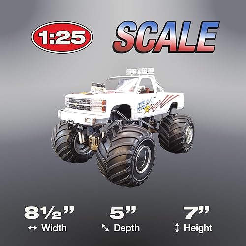 Miniatura 5 de AMT USA-1 Chevy Silverado Monster Truck 1:25 Kit de modelo a escala 1:25