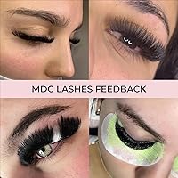 Vista 6 de 500 Promades Eyelash Fans 5D-20D, 0.03-0.05-0.07 Thickness, C/CC/D Curls, 8-18mm Volume Lash Extensions Premade Lash Fans Pro Pre Made False