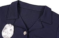 Vista 3 de Disfraz de oficial de policía para niñas, disfraz de Halloween, uniforme de policía, cosplay con esposas