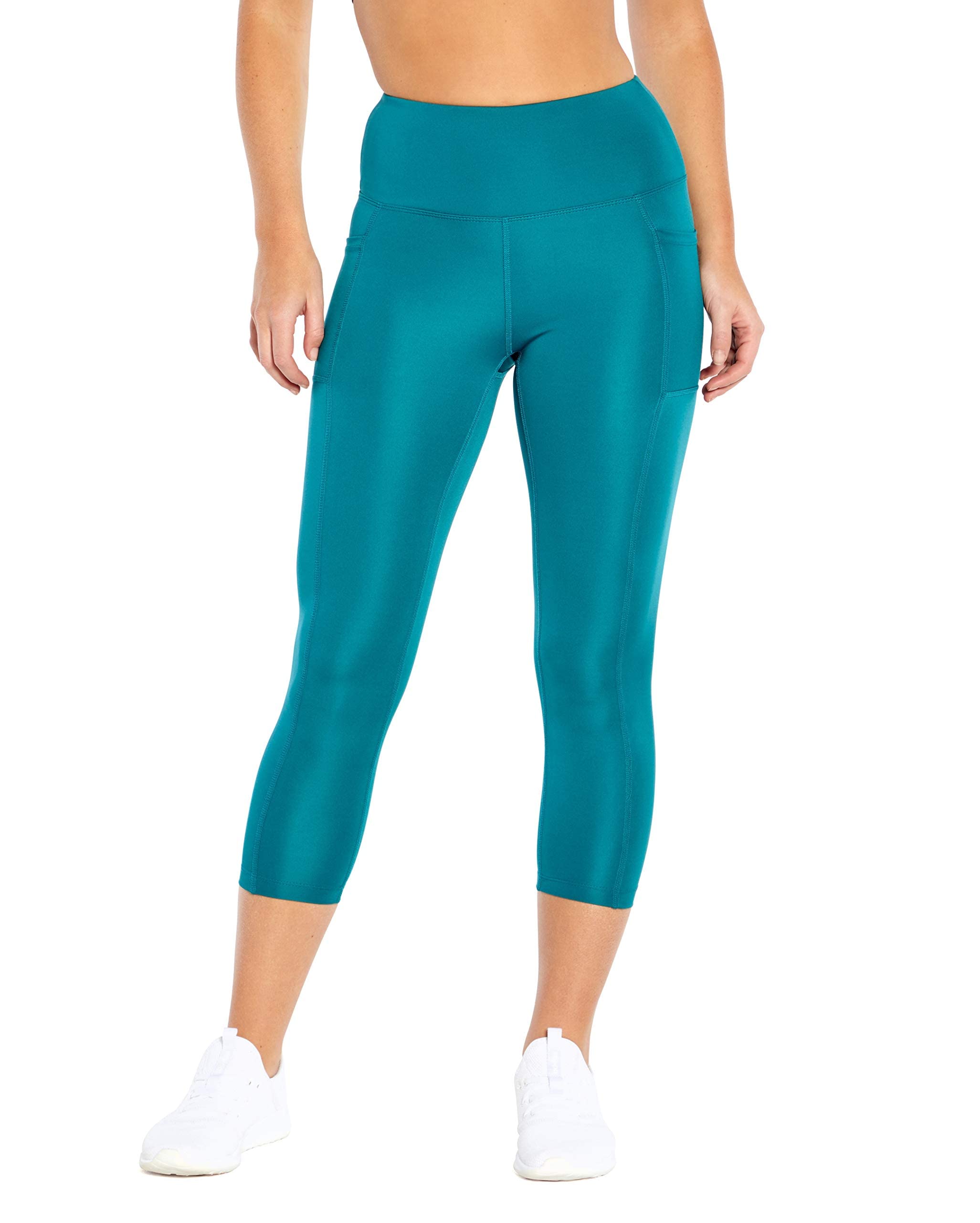 Bally Total Fitness Women's Standard High Rise Pocket Mid-Calf