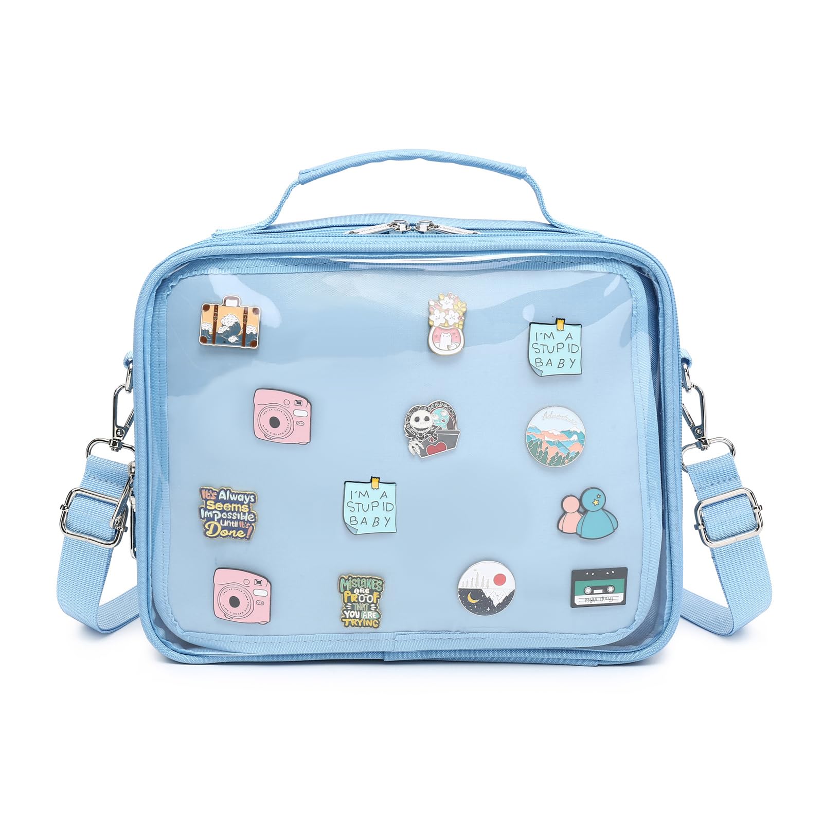 CHERRY SAUCE Dopamine Color Ita Bag Backpack Satchel Oxford Crossbody Messenger Shoulder Bag
