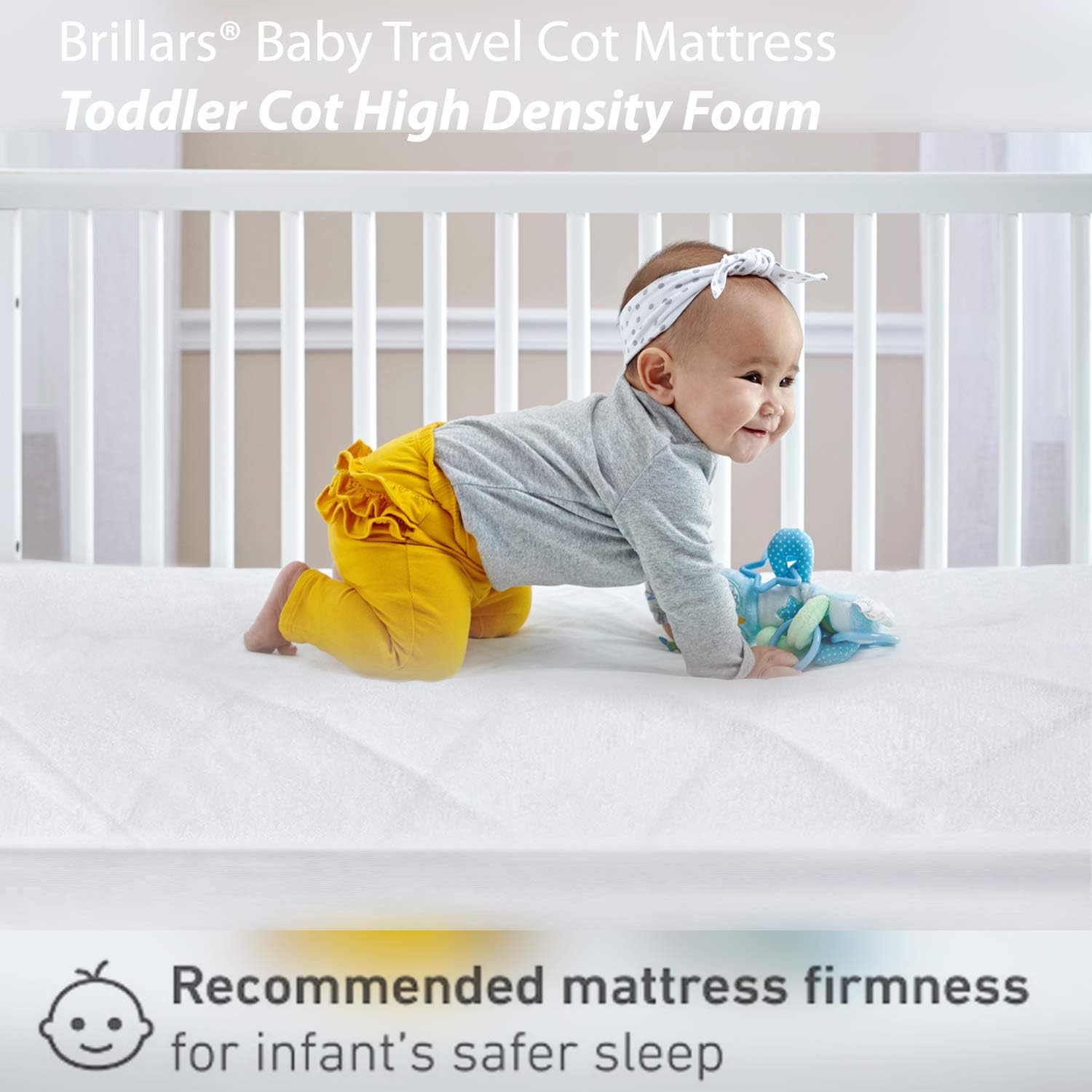 Argos Bed Thick Baby Travel Cot Mattress 100 x 70cm To fit Mother care