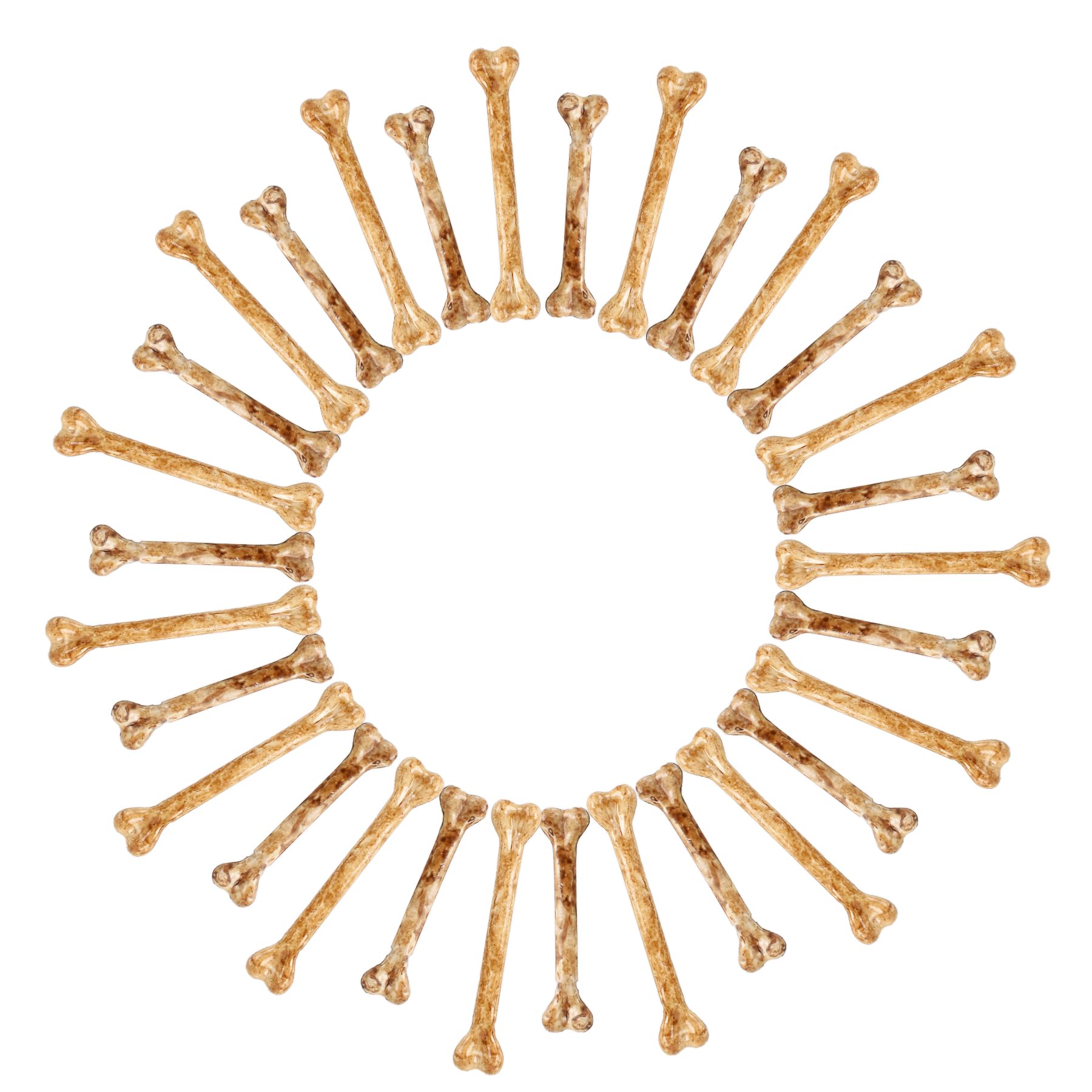 HUIANER 20PCS Mini Skeleton Bones Plastic Bones Halloween Bones for Halloween Party Prop Trick Props Cosplay Accessories