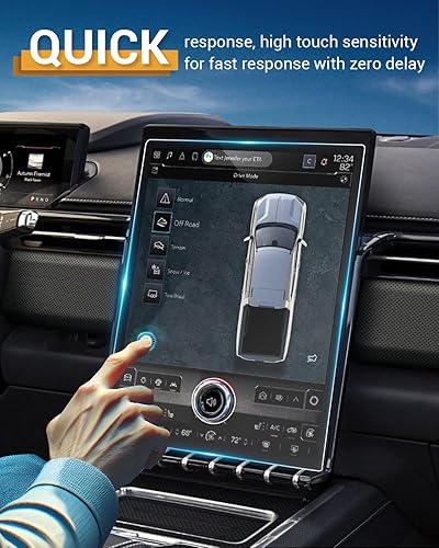 Miniatura 64 de Protector de pantalla para GMC Sierra 1500/2500HD/3500HD (AT4/AT4X/Denali/Denali Ultimate) Protector de pantalla táctil de 13.4 pulgadas y 12.3 Kit