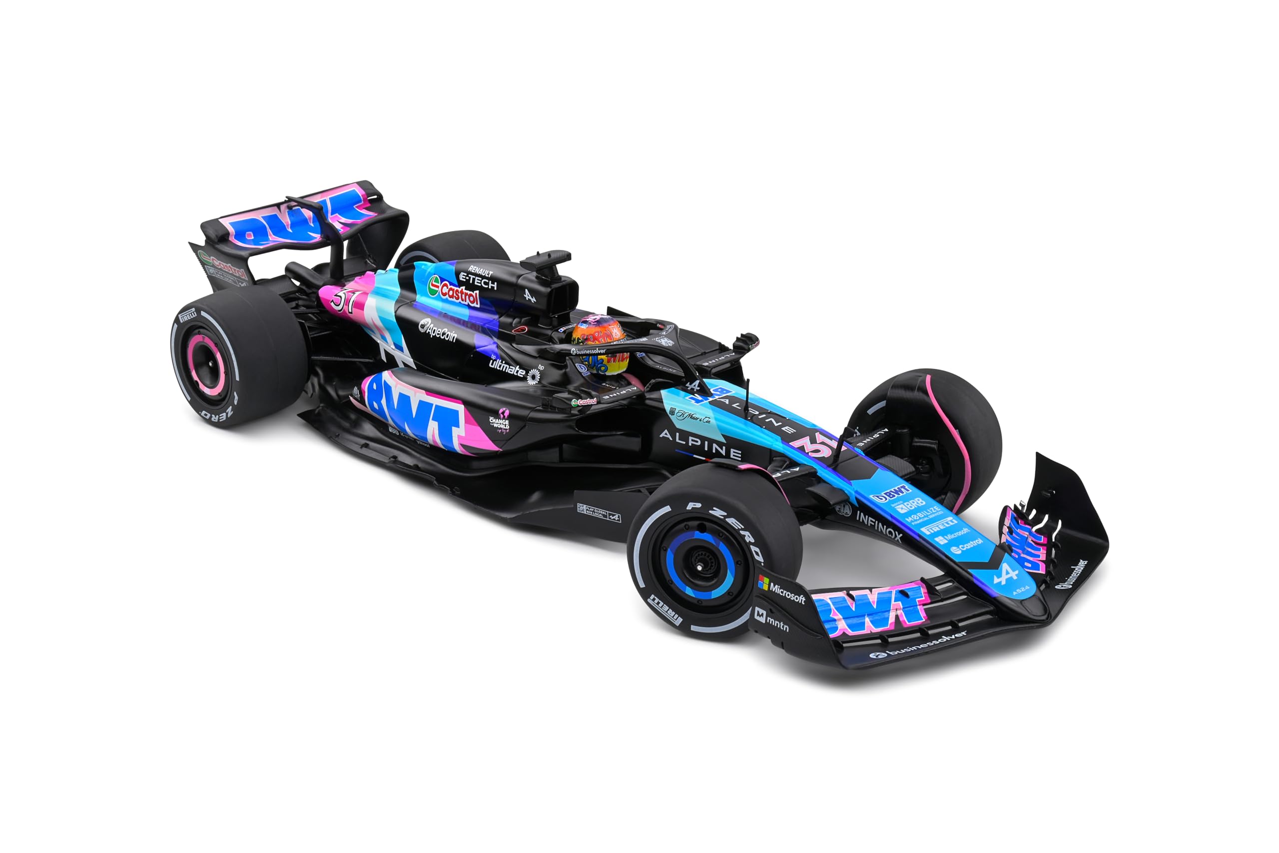 1:18 Alpine F1 Team A524 Blue E.OCON Miami GP 2024