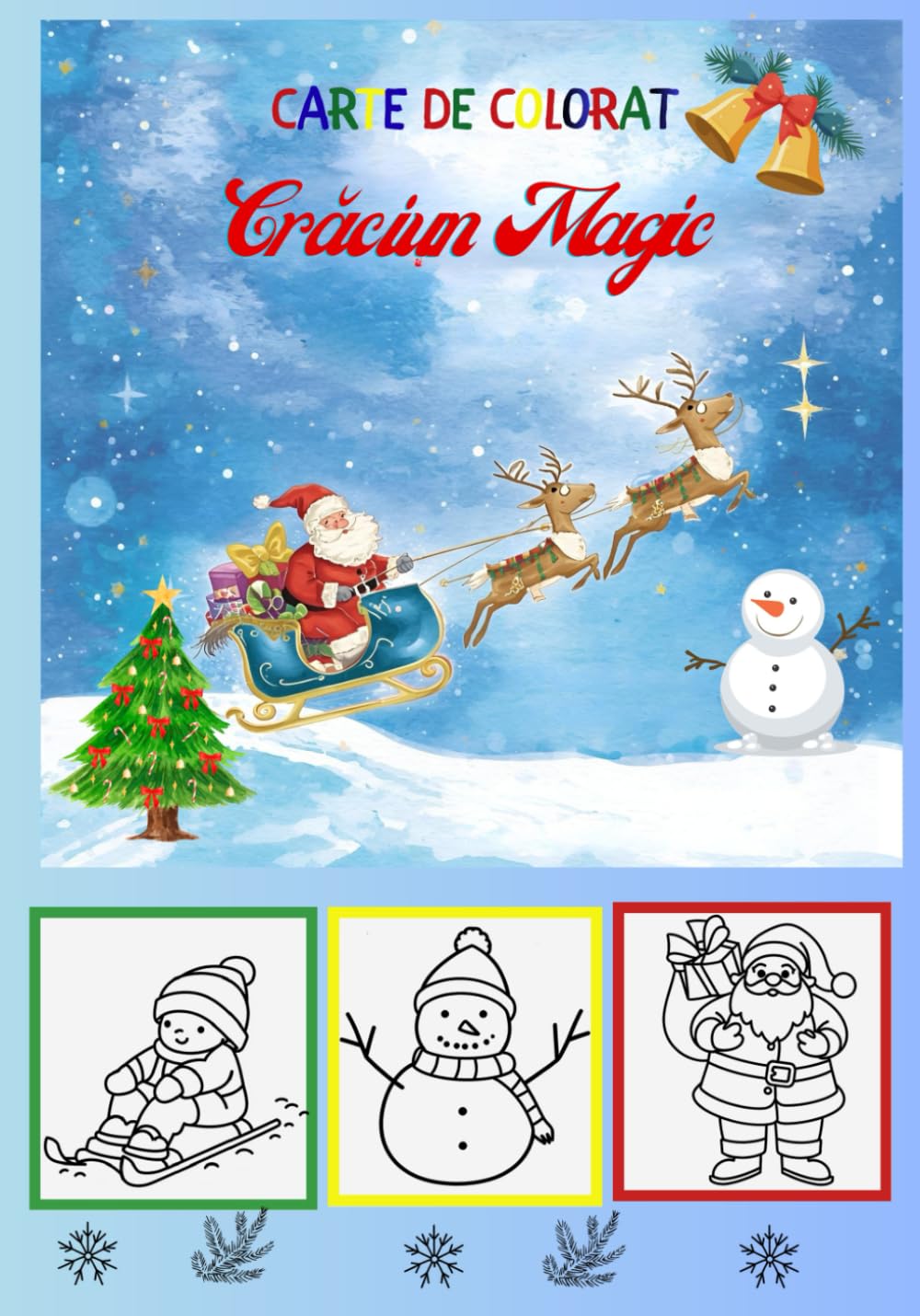 CRACIUN MAGIC: CARTE DE COLORAT