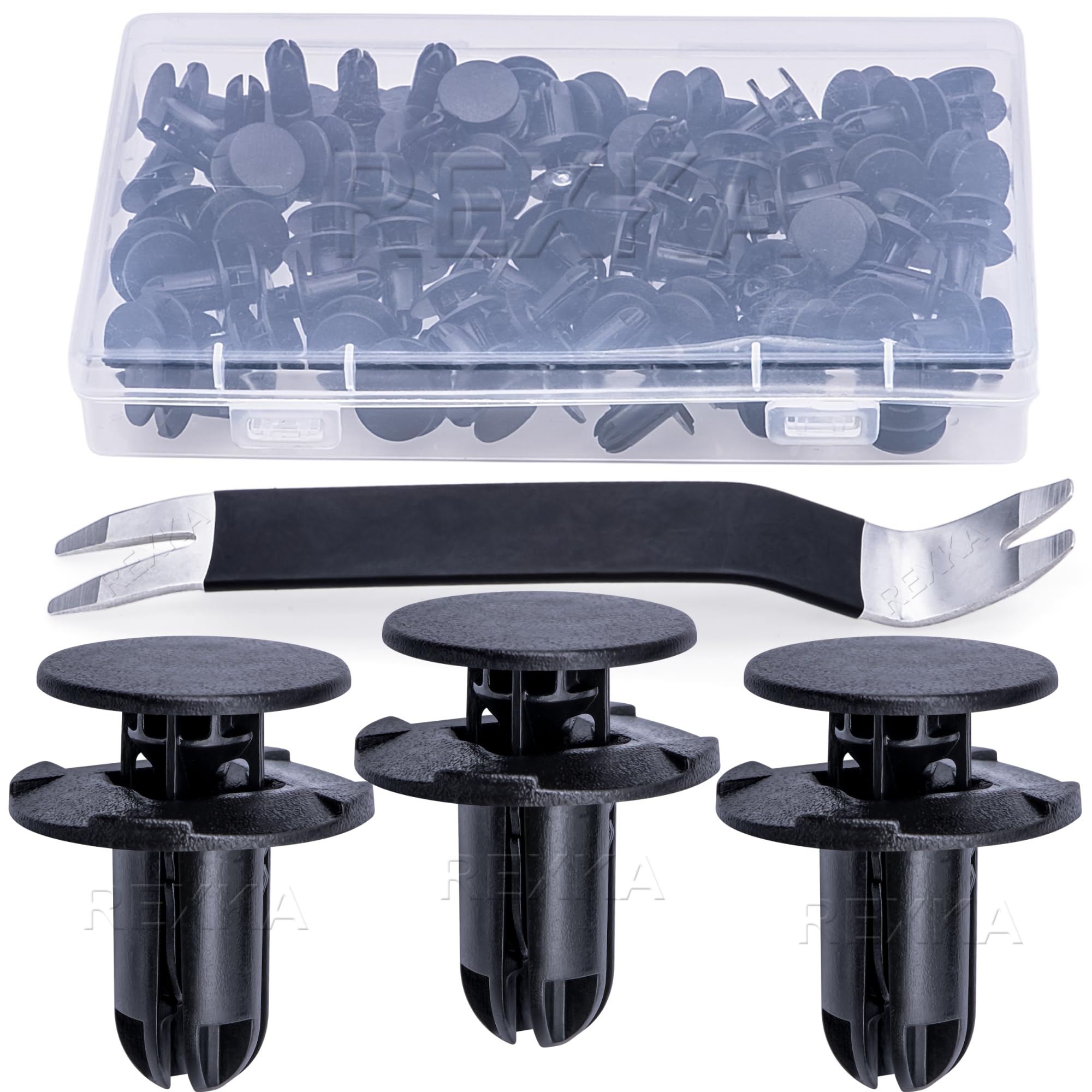 50pcs Fender Liner Push-Type Retainer Clip Fastener Compatible With Hyundai Kia 86595-2T500 Accent,Azera,Elantra,Equus,Genesis, Ioniq, Kona,Santa Fe, Sonata,Tucson,Veloster,Optima,Sedona - Walmart Supplies