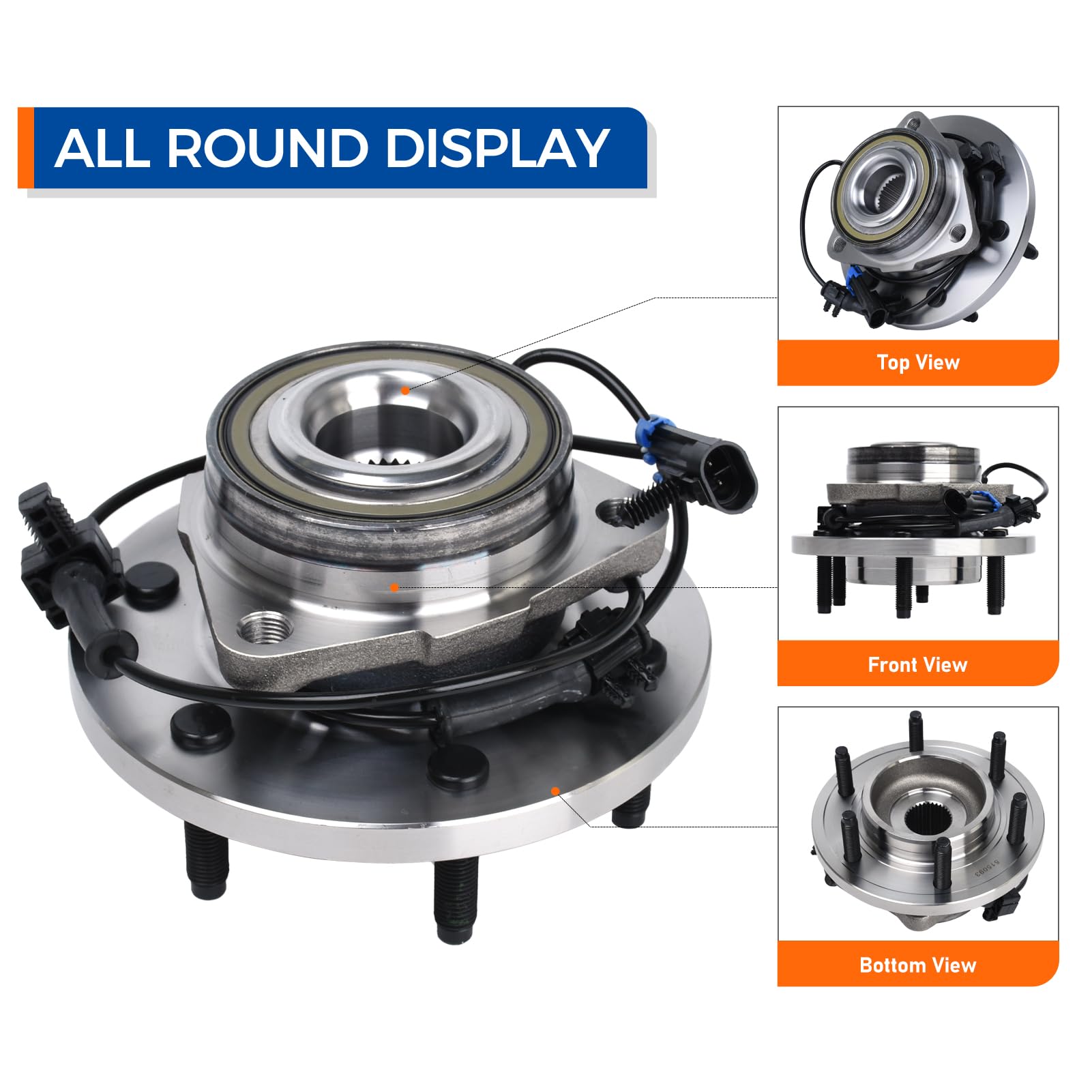 ハマー H3 ハブ ベアリングASSY 社外品 Amazon | ホイールハブ&ベアリングアセンブリ フロント左右ペア