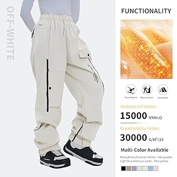Amazon.com : HIGH EXPERIENCE Ski Pants Snow Snowboard Pants