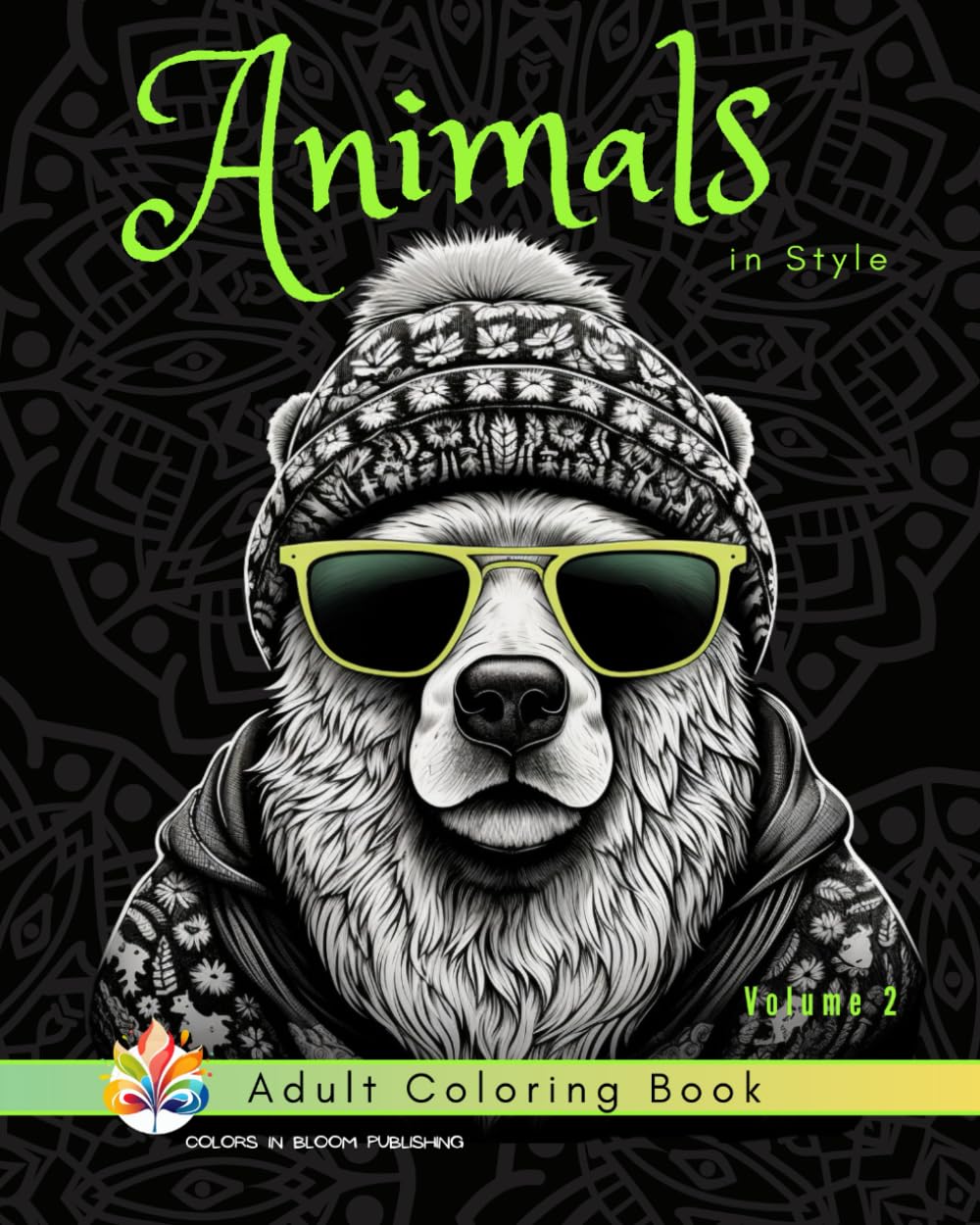 Amazon.com: Animals in Style Volume 2: Adult Coloring Book: relaxing