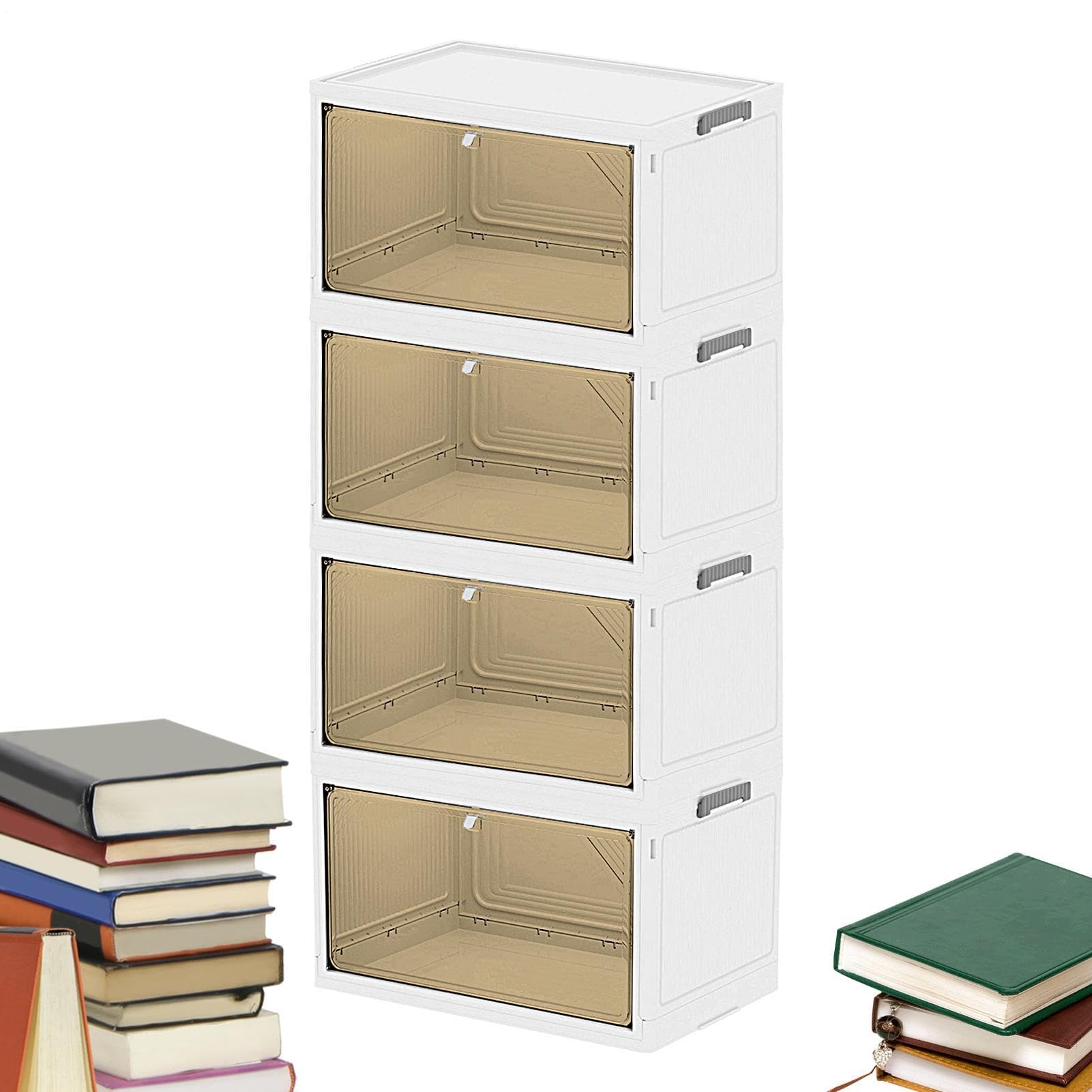 Organizzatore per armadio impilabile, contenitori pieghevoli Organizer