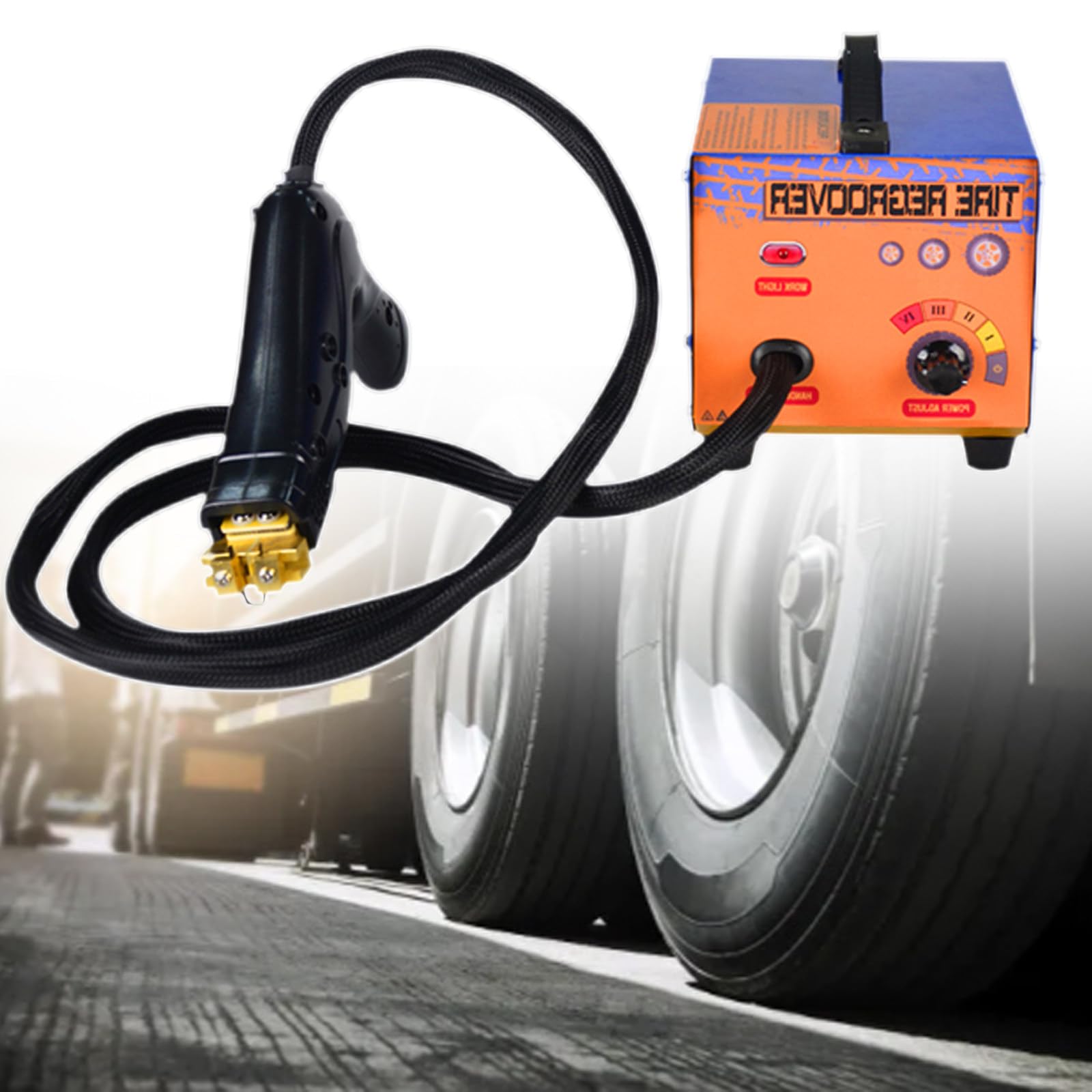 Pneu De Voiture Kit D'Outils De Rainurage, Machine De Rainurage De Pneus De Camion, Coupe-Pneus 1000 W, Machine Chauffante De Rainurage De Pneus, Outils De RéParation De Pneus,110V