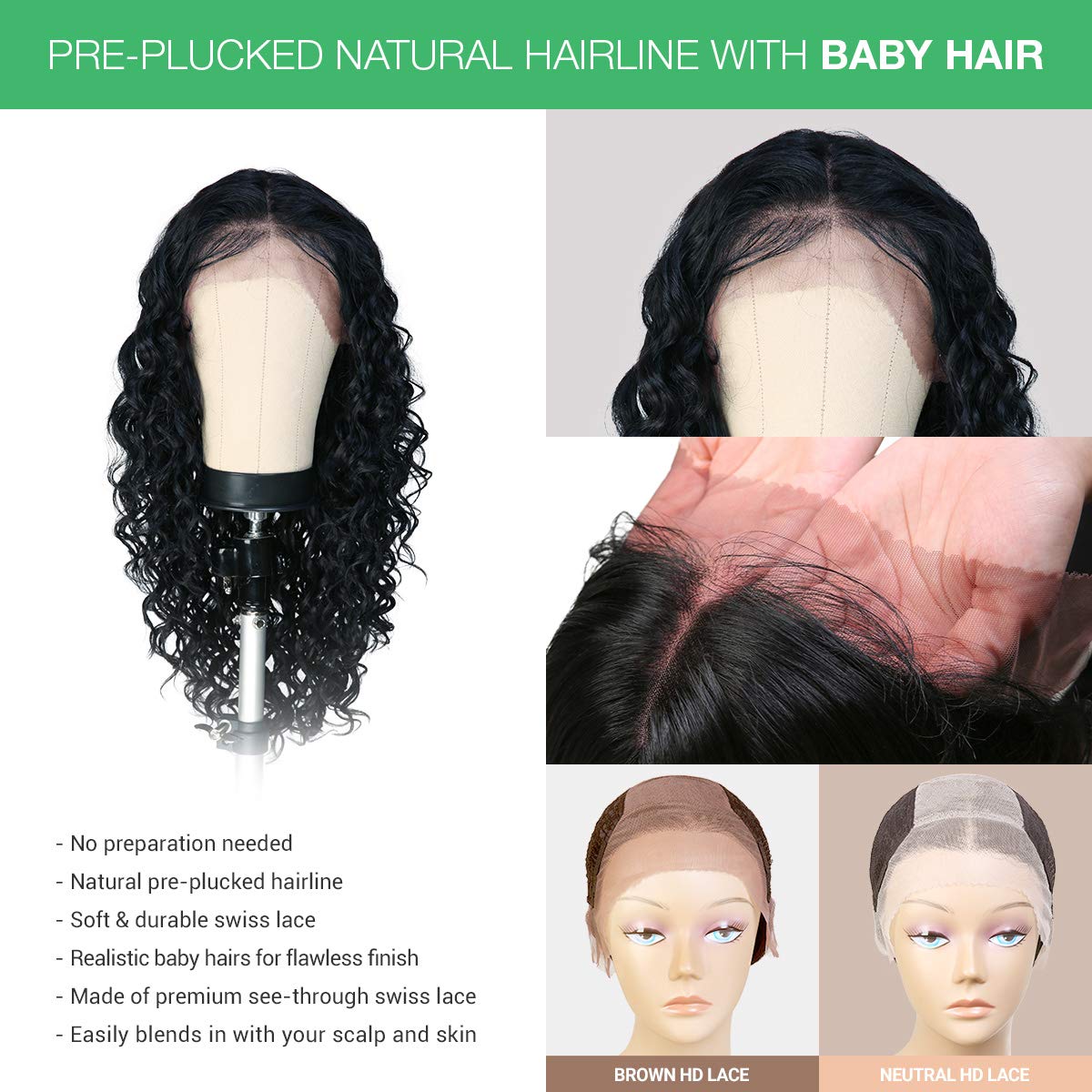 GLAM21USA The Stylist Human Hair Blend 13x6 HD Lace Front Wig Selena Tight Curl 27 inch Brown HD Lace (Off Black 1B)