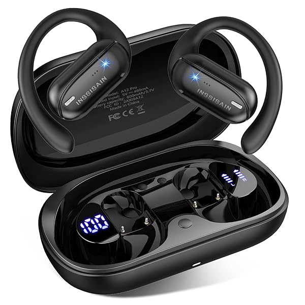 AI Translation Earbuds Real Time 164 Languages Translator Earbuds, 4-in-1 Wireless Bluetooth Earphones with Audifonos Traductores Ingls Espaol for Travel Business Meeting Learning, Magic Black