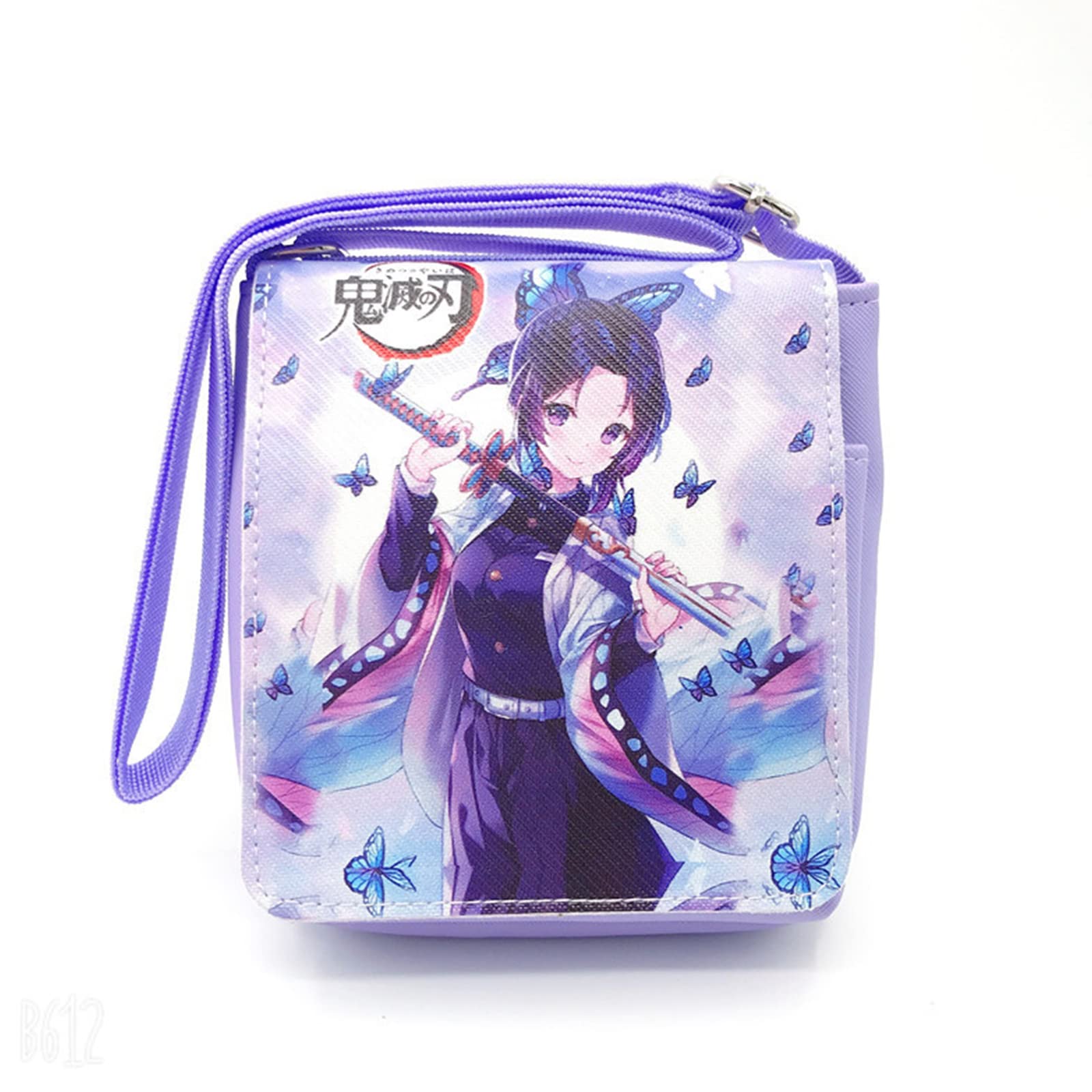 Anime Cosplay Shoulder Bags,Cute Backpack for Kochou Shinobu,Anime Messenger Bags GIft for Anime Fans