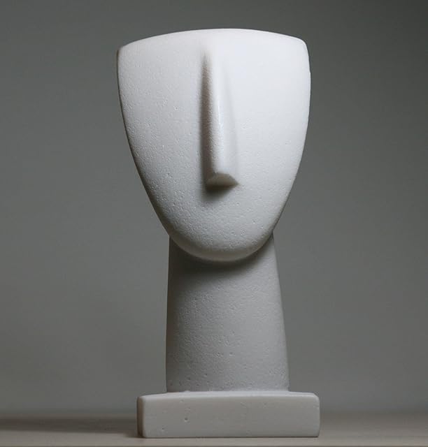 Head of Cycladic Figurine Idol Greek Modern Art Statue Sculpture Museum 6.9΄΄