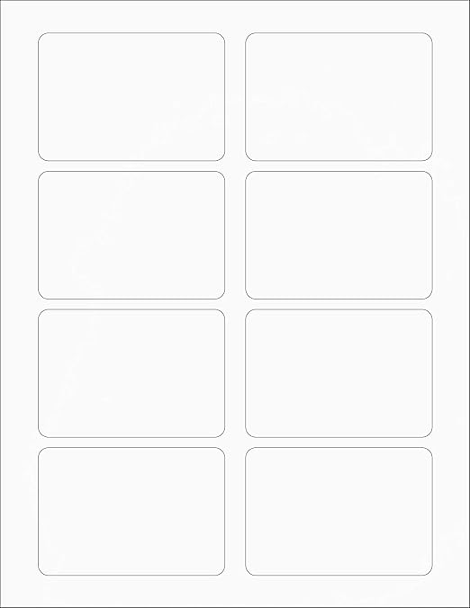 TYH Supplies Personalized Name Tags, White Matte Labels, Print or Write