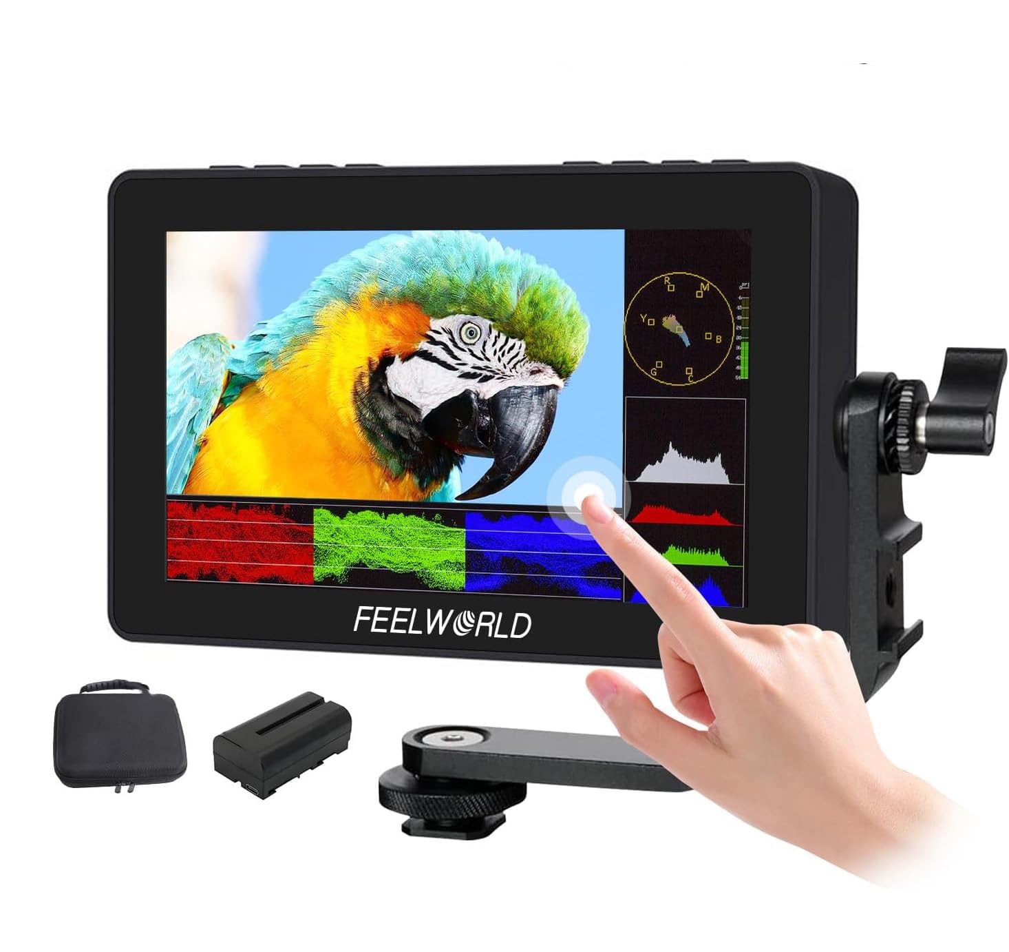 FEELWORLD F5 PRO 4Kモニター 5.5インチおまけ付き Amazon.com : FEELWORLD F5 Pro X 5.5 Inch Touchscreen DSLR Camera