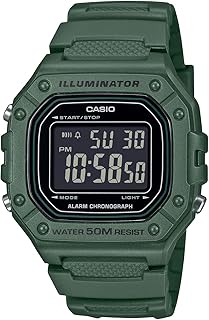 [カシオ] CASIO スタンダード デジタル 腕時計 W-218H-3BV メンズ レディース チープカシオ チプカシ ディープグリーン 反転液晶 海外モデル [並行輸入品]
