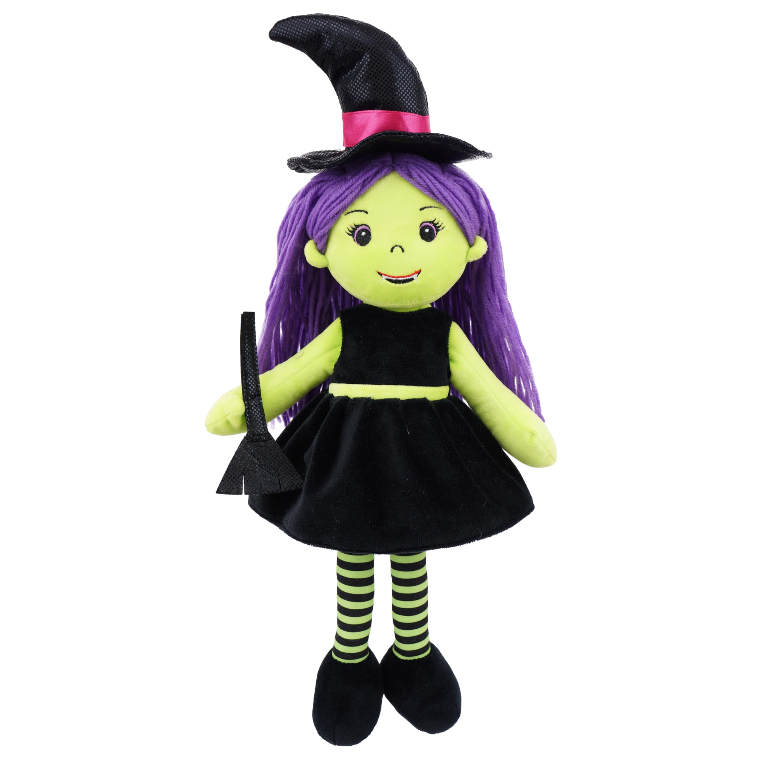 Lullaberry 35cm Snuggle Cutie Sophie - Soft Cuddly Witch Doll - Adorable for Kids & Toddlers - M, Witch M, Medium