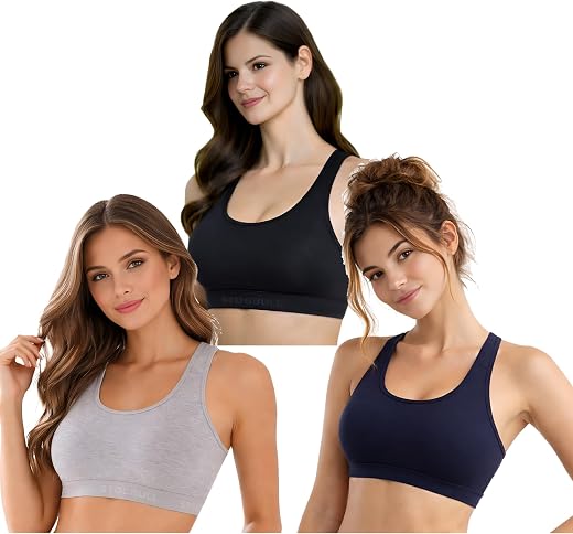 STOGBULL Sports Bra Combo Pack for Gym Yoga Exercise Running Workout Regular Daily use