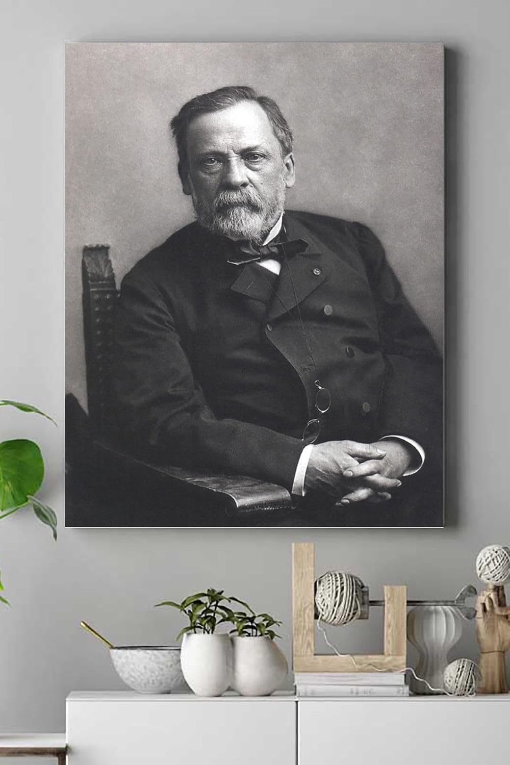 Postermanya (pster17610) Louis Pasteur Bilimsel Kanvas Tablo 40 x 60