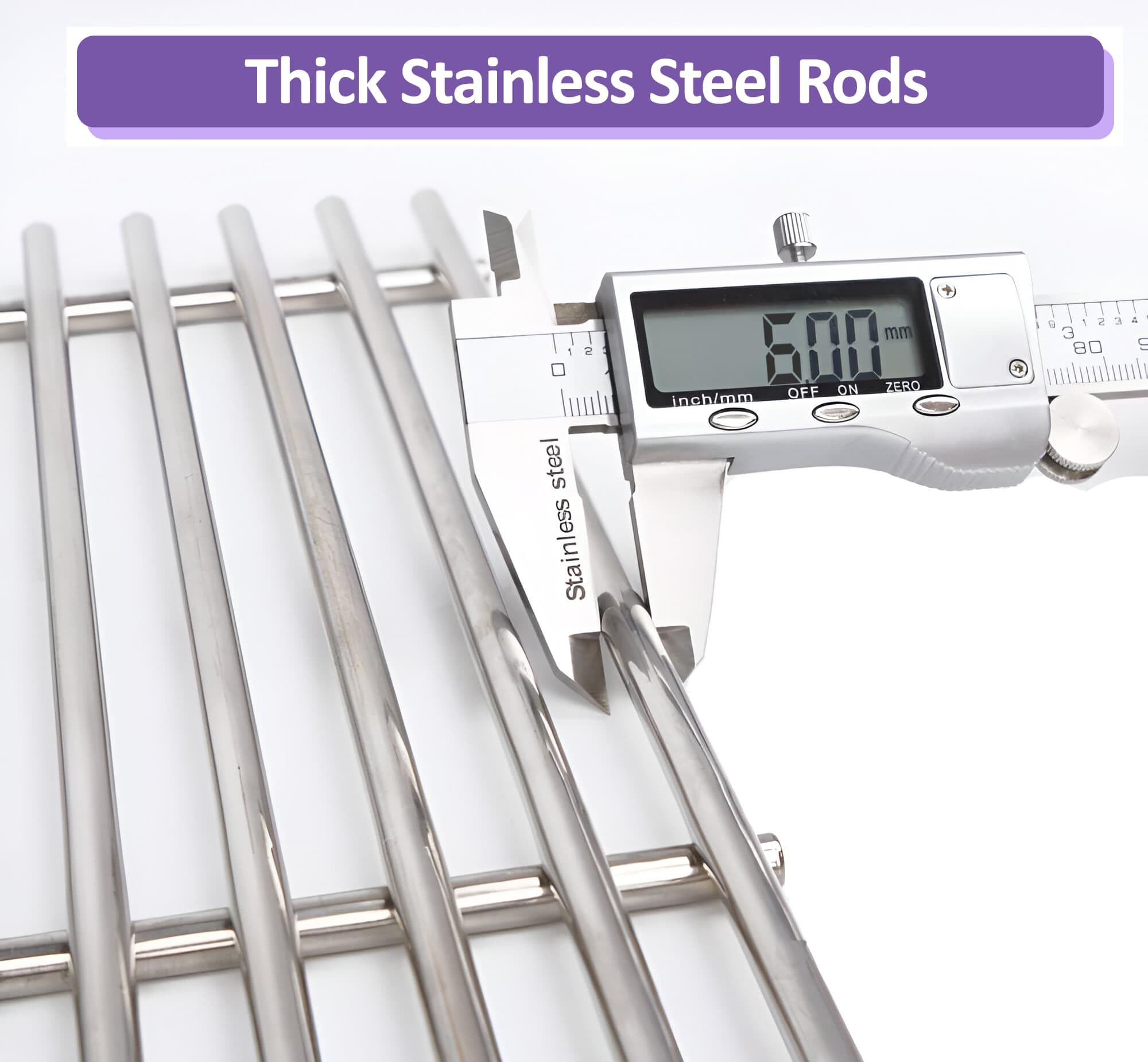 Stainless Steel 7522, 38cm X 28.6 cm, Grill Grate Replacement for Weber Spirit 200 Series - Image 4