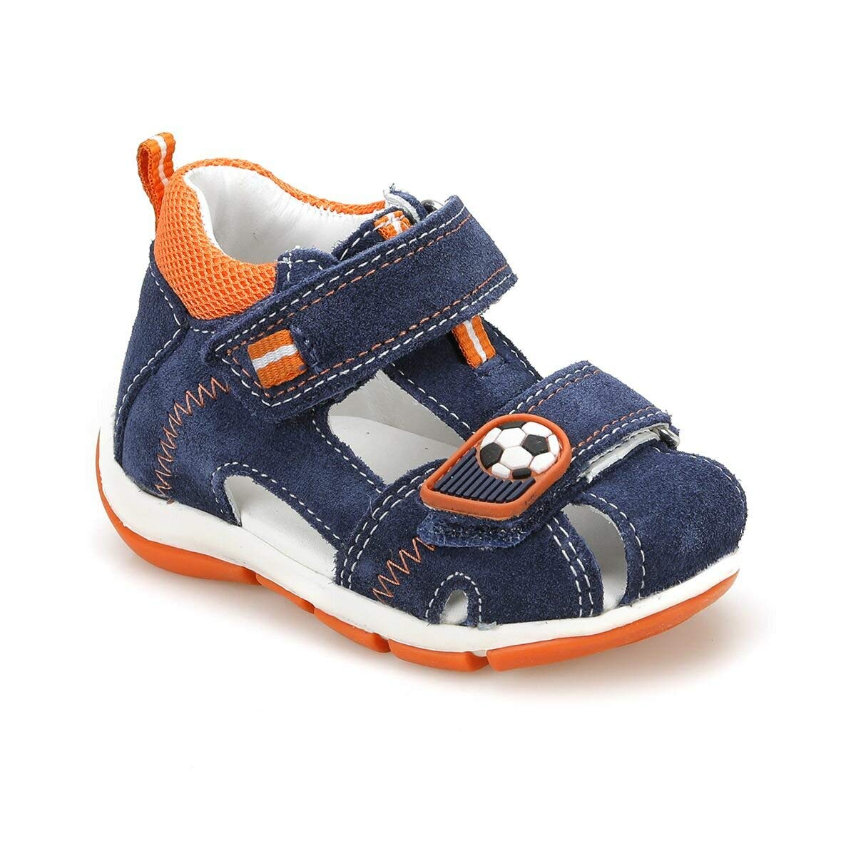 Superfit Baby-Boy's Open Toe Sandals, Blue Water Combi, 9 Toddler