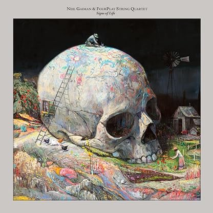 Signs Of Life - Silver Fox [Explicit Content] (Parental Advisory Explicit Lyrics, Colored Vinyl, Silver) por Neil Gaiman & FourPlay String Quartet, capa do álbum