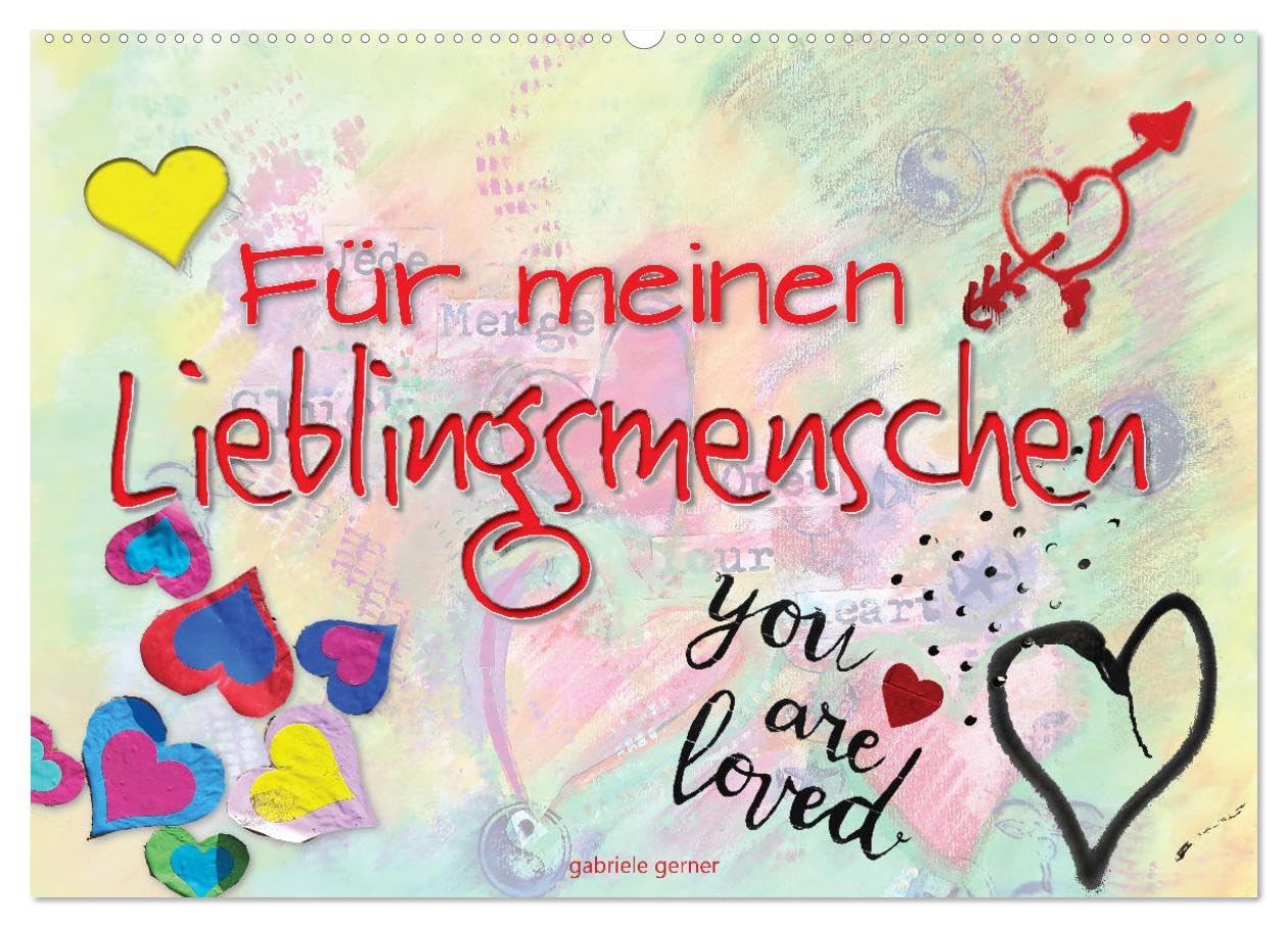 Für meinen Lieblingsmenschen (Wandkalender 2026 DIN A2 quer), CALVENDO Monatskalender: Das perfekte und besondere Geschenk für Deine Liebste oder Deinen Liebsten! (CALVENDO Menschen)