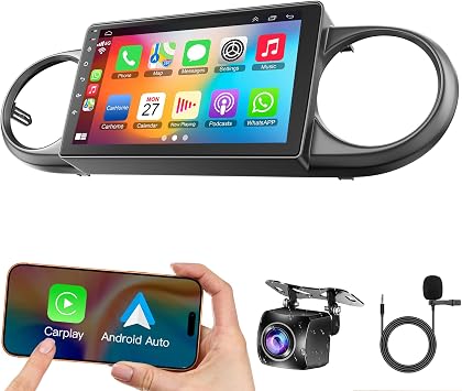 4GB+64GB Android 13 Car Radio for Toyota Scion XB Radio 2007-2019, 9 Inch Touch Screen Support Wireless CarPlay & Android Auto, Bluetooth 5.2 & Voice Control, GPS & WiFi, Backup Camera Car Stereo
