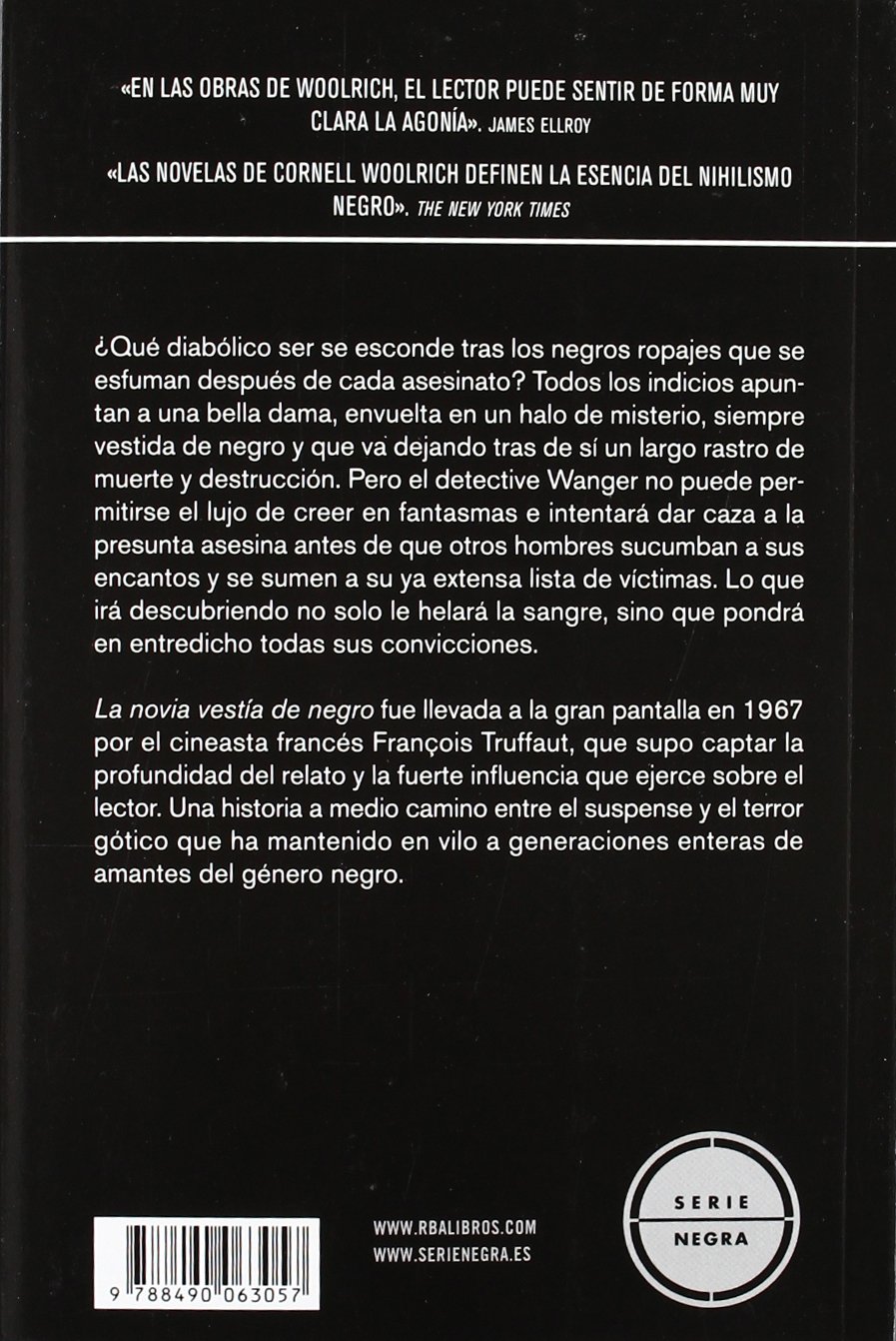 La novia vestía de negro (Serie Negra)