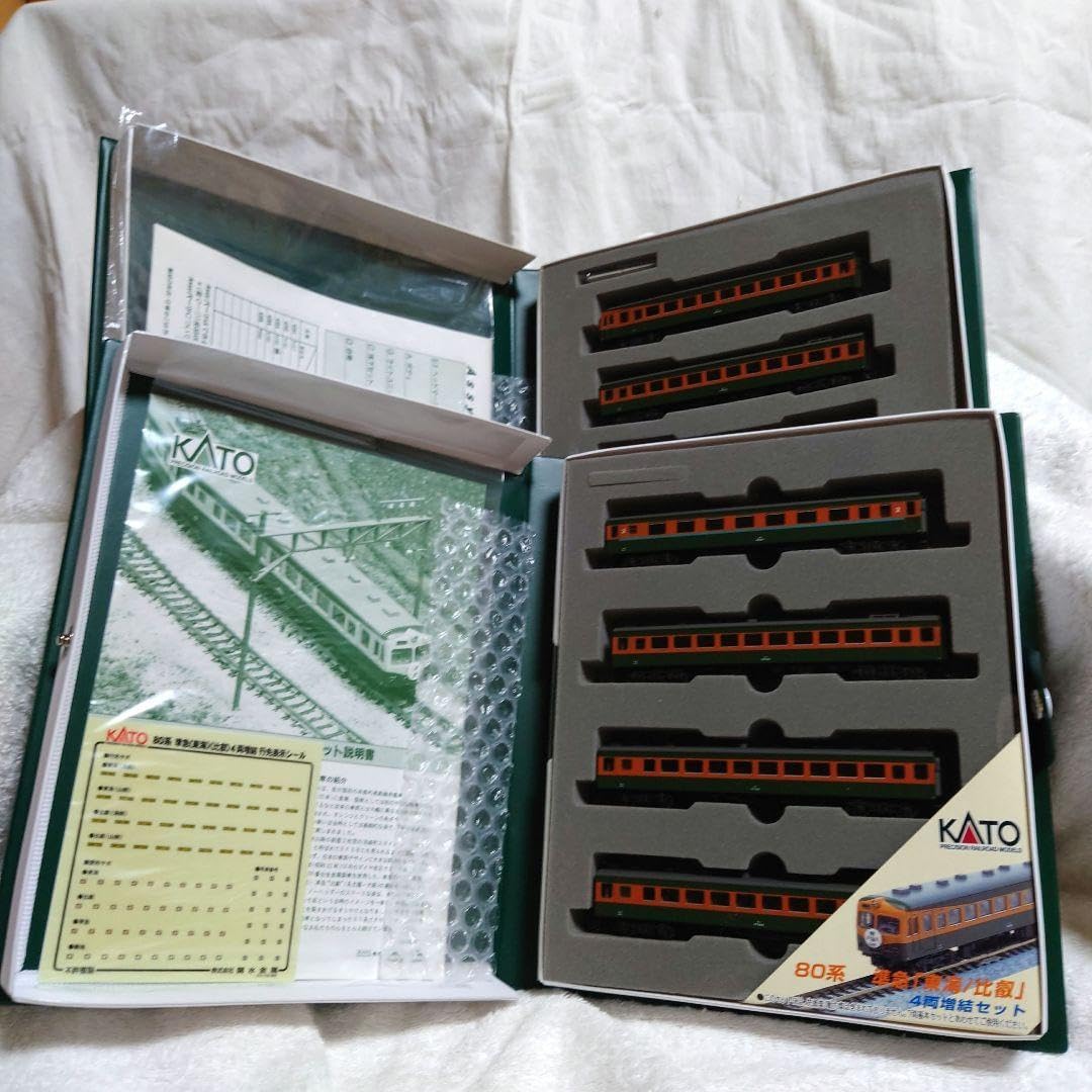 KATO Nゲージ 10-379 80系準急 比叡 基本セット 増結セット Amazon | KATO Nゲージ 80系 準急東海・比叡 基本 7両セット 10