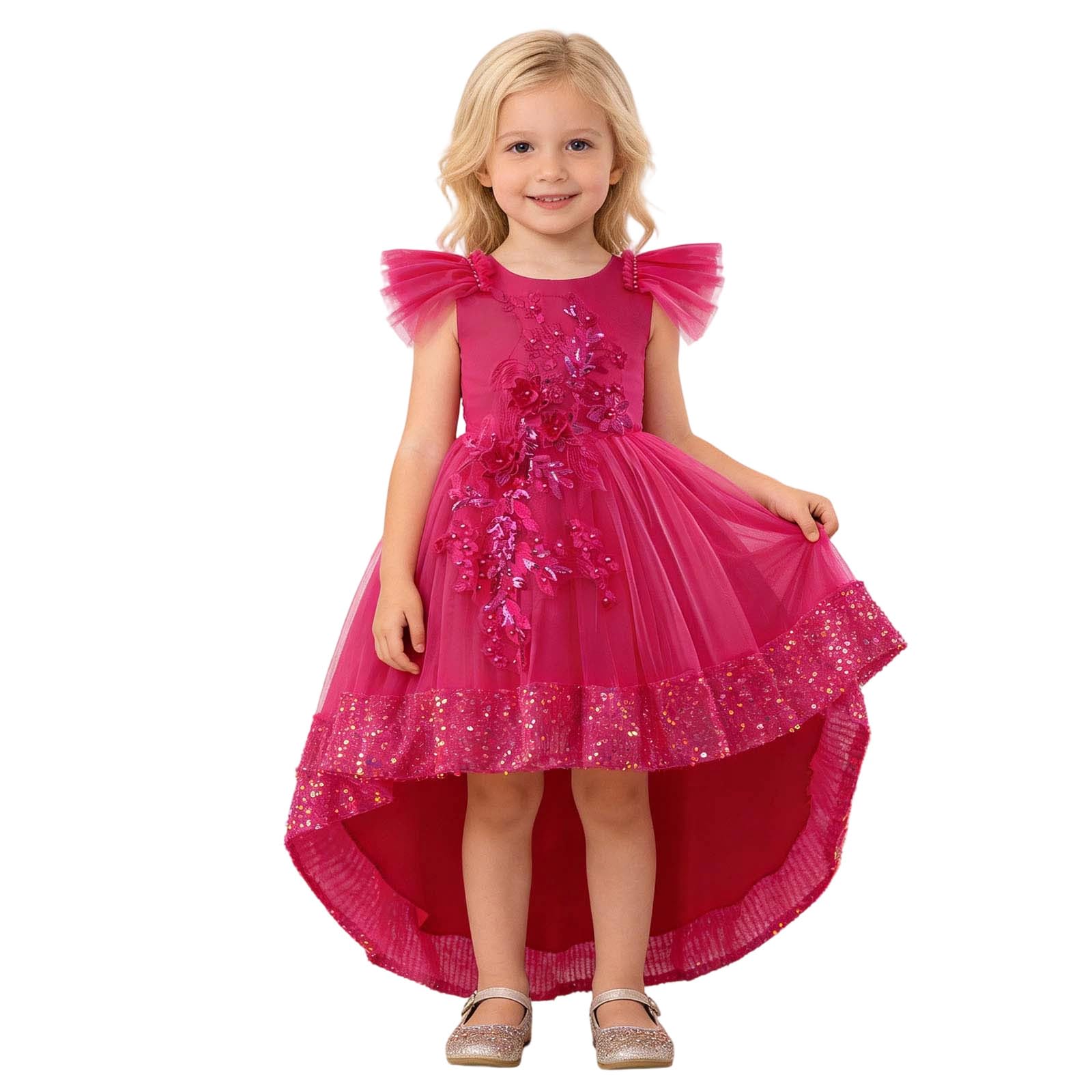 Genérico Tutu Ballet Niña Tutu Niña Falda Fin de Semana Casual Vestido Festivo con Falda Multicapa Vaporosa, Tutú Versátil Carnavales, Primavera Y Celebraciones Al Aire Libre