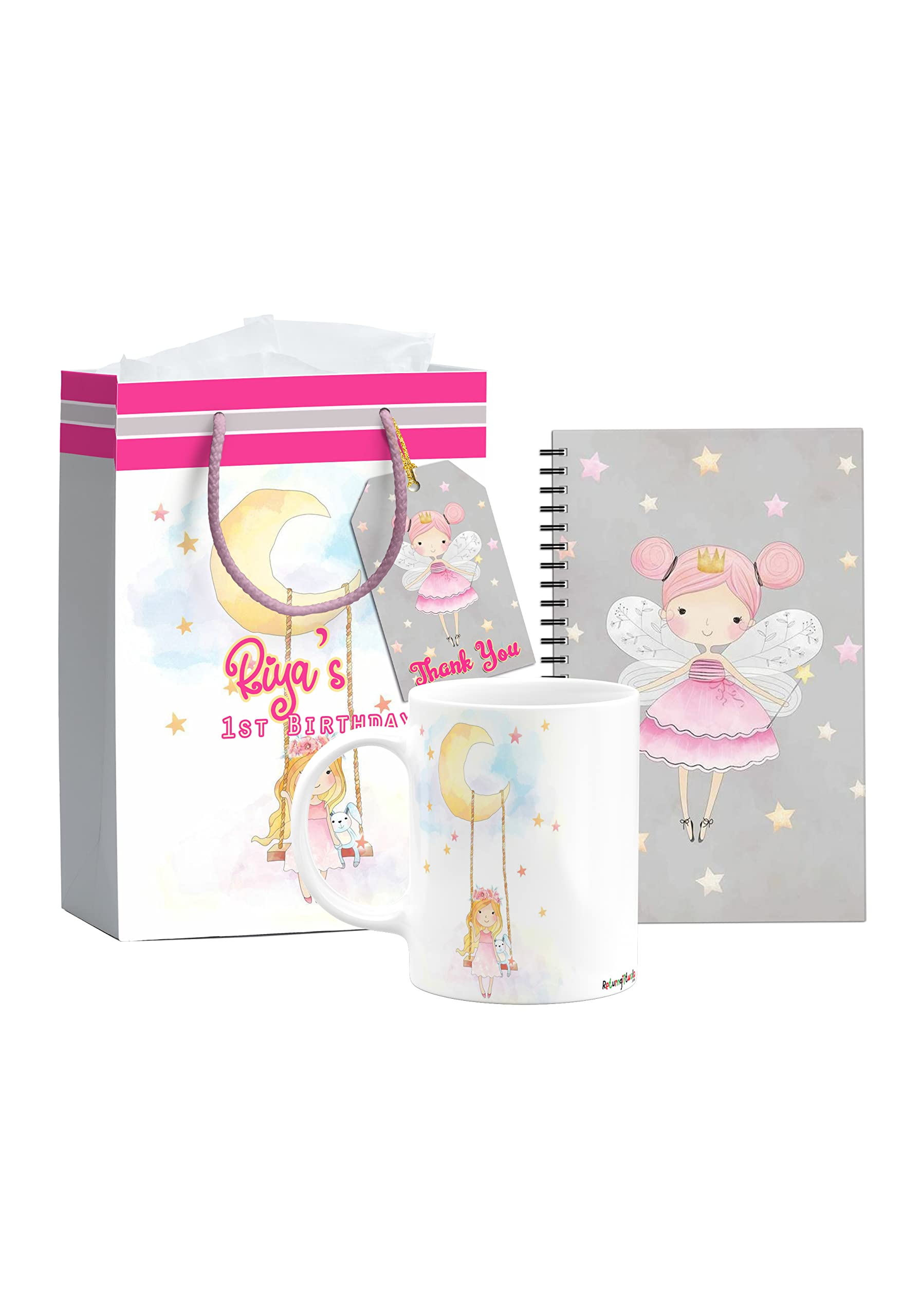 4 in 1 Fairy Theme Gift combo for kids Return gifts party | Fairy theme party favors for girls