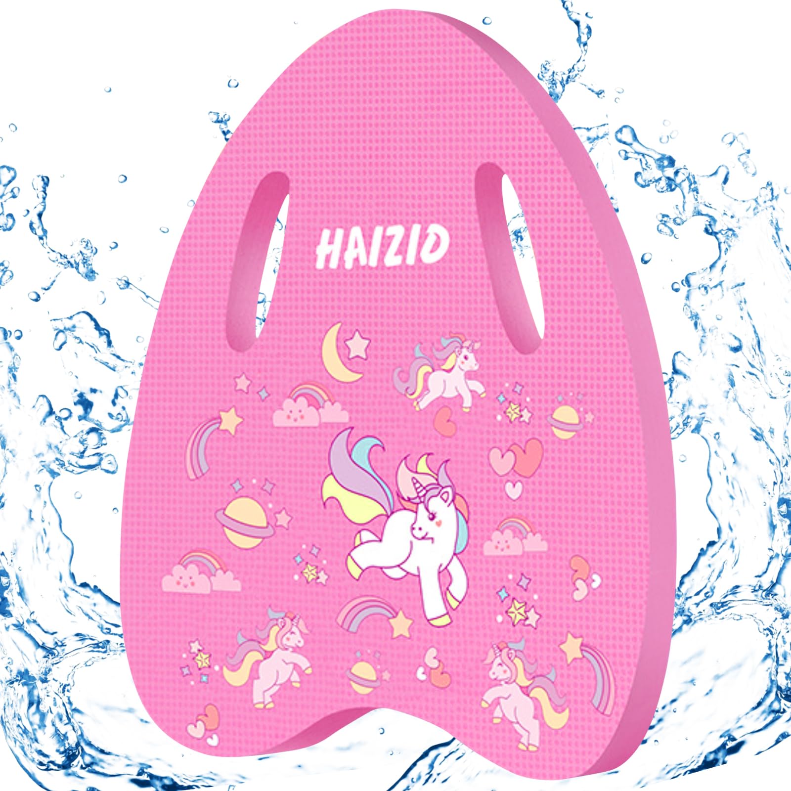 Tabla de natación para niños a partir de 3 años, ayuda de natación para niñas y niños, tabla de natación para niños, tabla de natación kickboard con asas para ejercicios de natación y entrenamiento