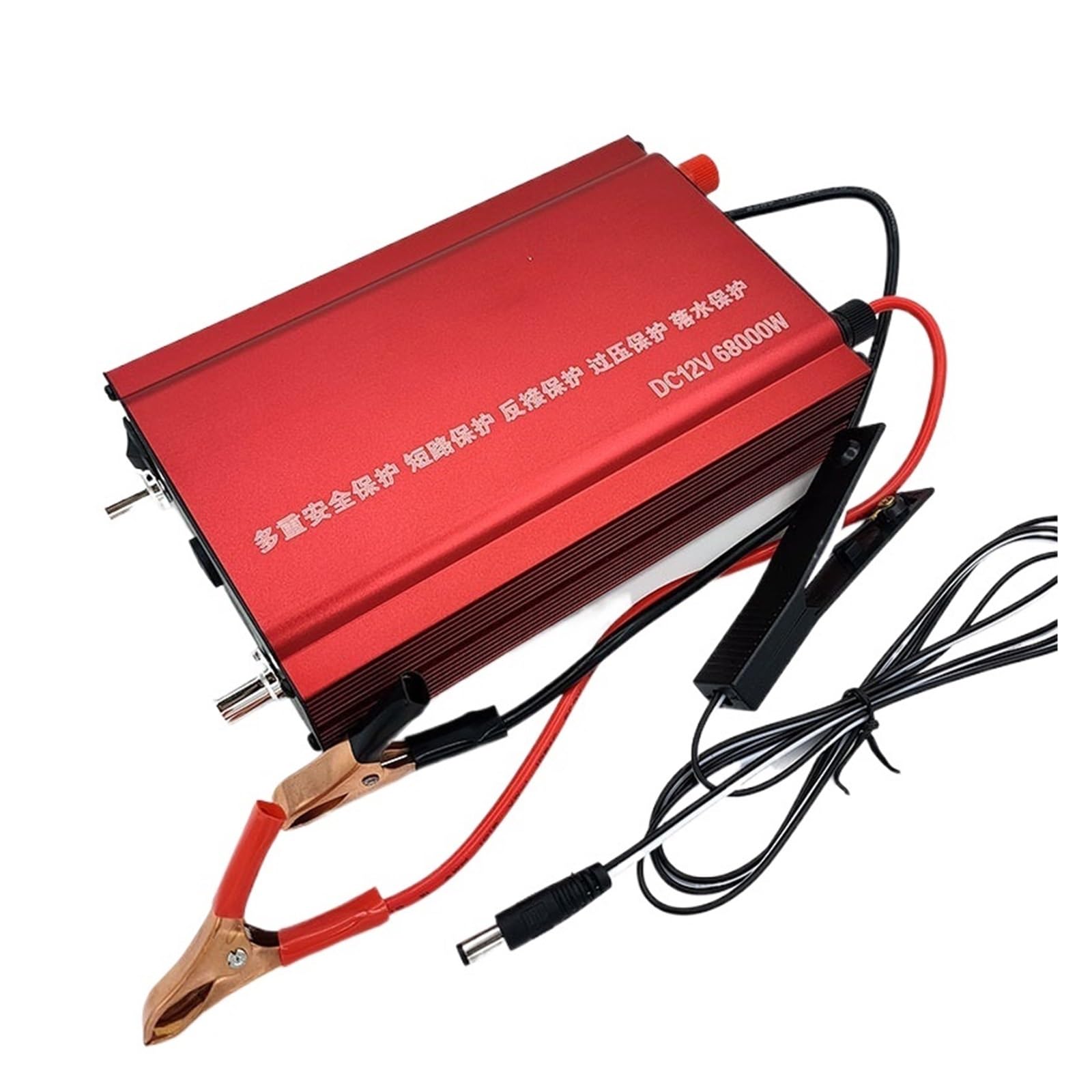 Convertisseur de transformateur boost 12v 68000w avec tête de machine intégrée