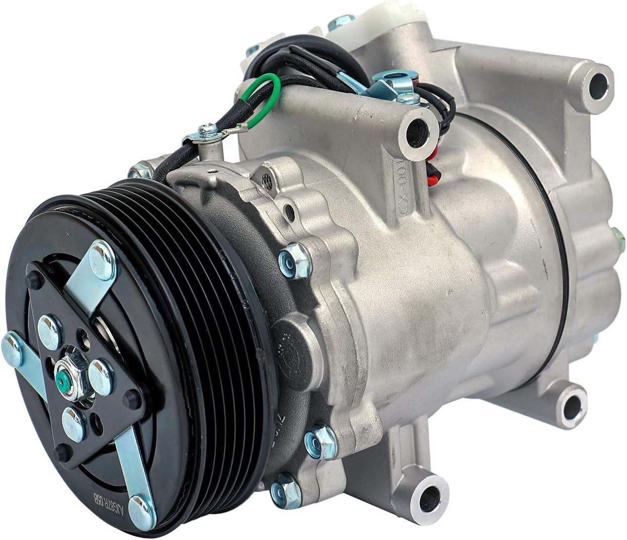 FKG AC Compressor and A/C Clutch 38800PLMA021M2 fit for 2002-2005 Honda Civic (L4 1.7L Only)
