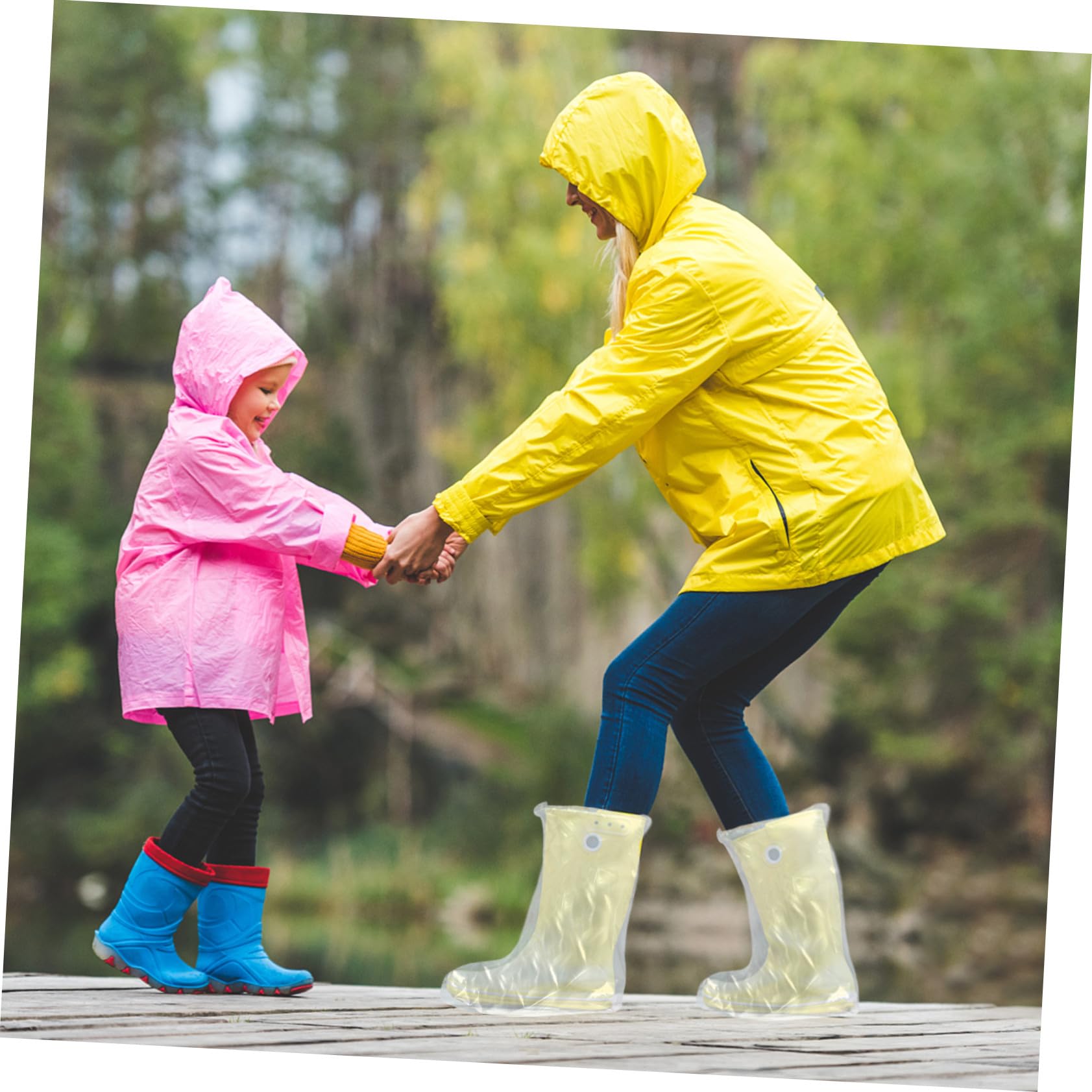 50 Pièces Couvre-Chaussures en PE Imperméables Antidérapants pour Pluie