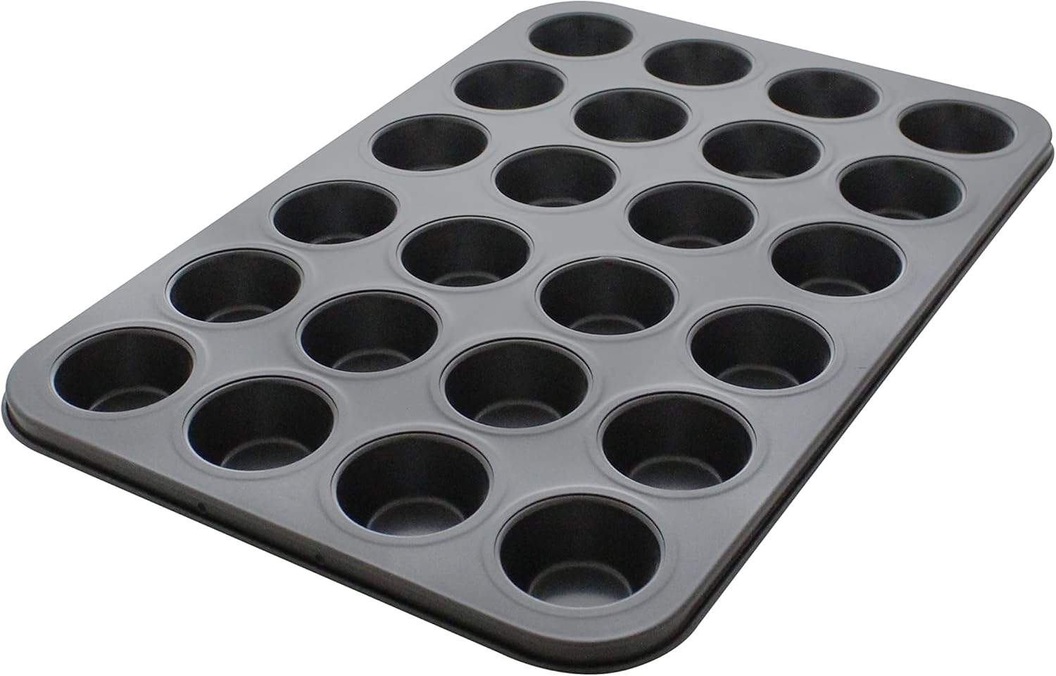 TrueCraftware- 3-1/2 oz Non-Stick Muffin Baking Pan 24 Cavities -Bakeware Muffin Pan Cupcake Pans Non-Stick Bakeware Great for Making Muffins Cakes Tart Bread