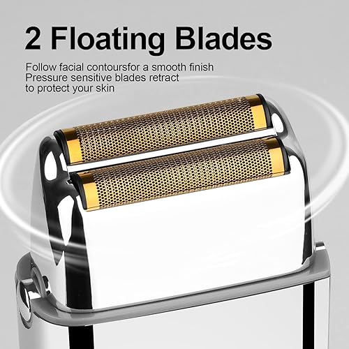 Miniatura 5 de KEMEI Mini afeitadora, maquinillas de afeitar eléctricas profesionales para hombres, impermeable, inalámbrica, recargable, recortadora de barba,