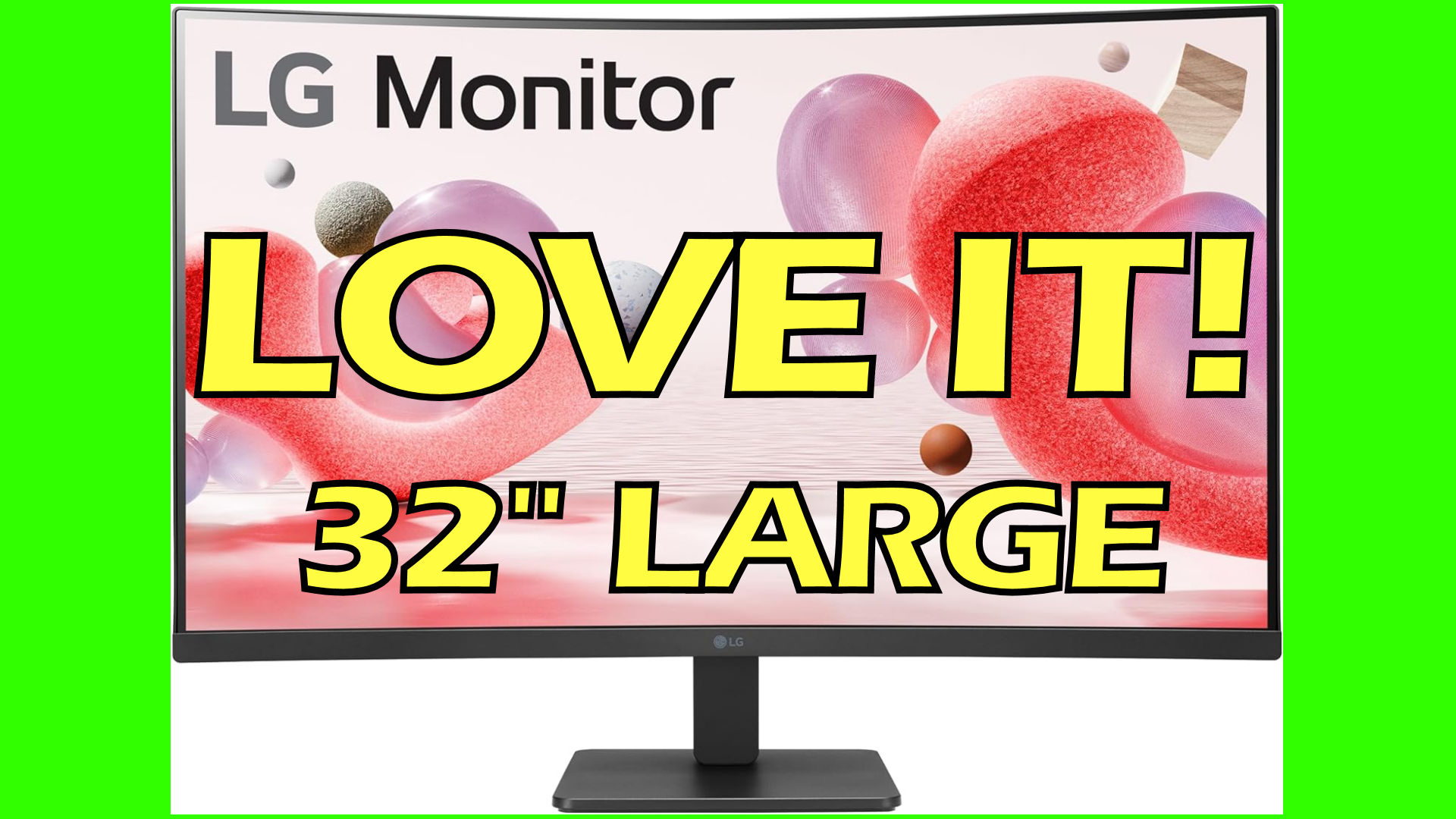 Watch LARGE CURVED 32 inch Monitor on Amazon Live