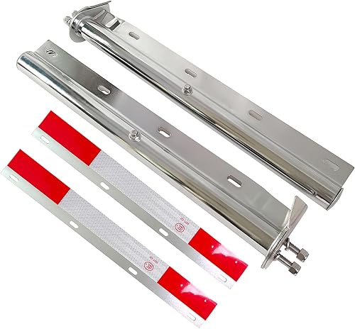 Miniatura 10 de GaeaAuto Juego de soportes de suspensión de lodo con resorte recto negro de 1-18 pulgadas, espaciado de pernos de 30 pulgadas de longitud para