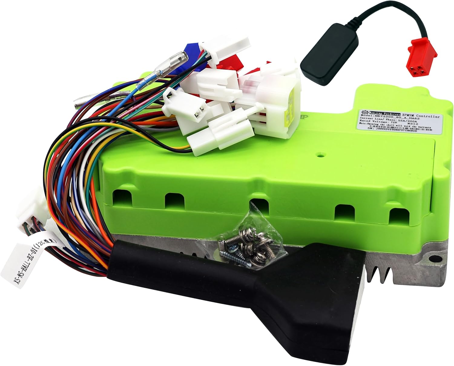 Brushless DC Motor Sine Wave Silent BLDC Programmable 72V ND72200 Controller with Bluetooth 72v1500w 2000W BLDC Programmable E Bike Controller Electric Motorcycle Qs DKYS Motor